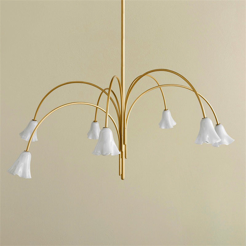Aurmiros Lustre Laiton Verre Créativité Individuelle - Neutralighting