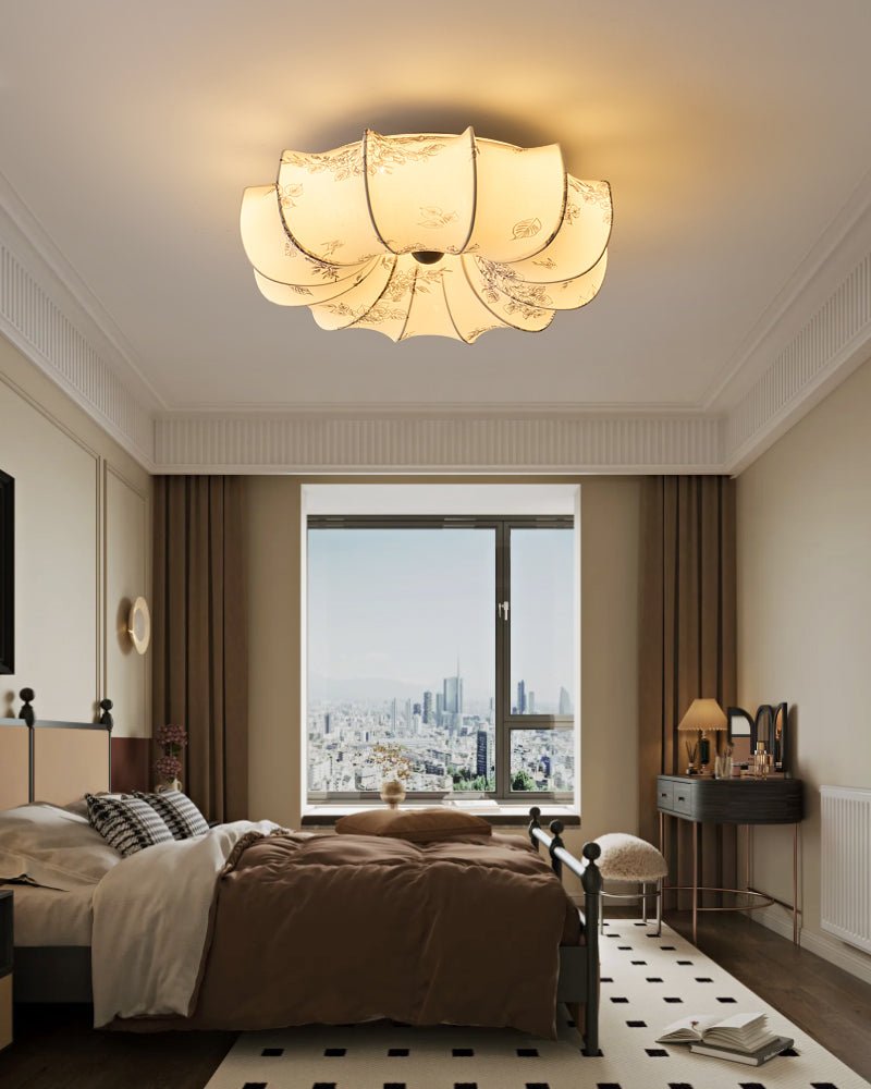 Vivaria Plafonnier en Tissu Art Nordique Premium - Neutralighting