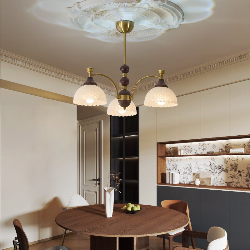 Vosolir Chandelier en Bois Élégance Traditionnelle - Neutralighting