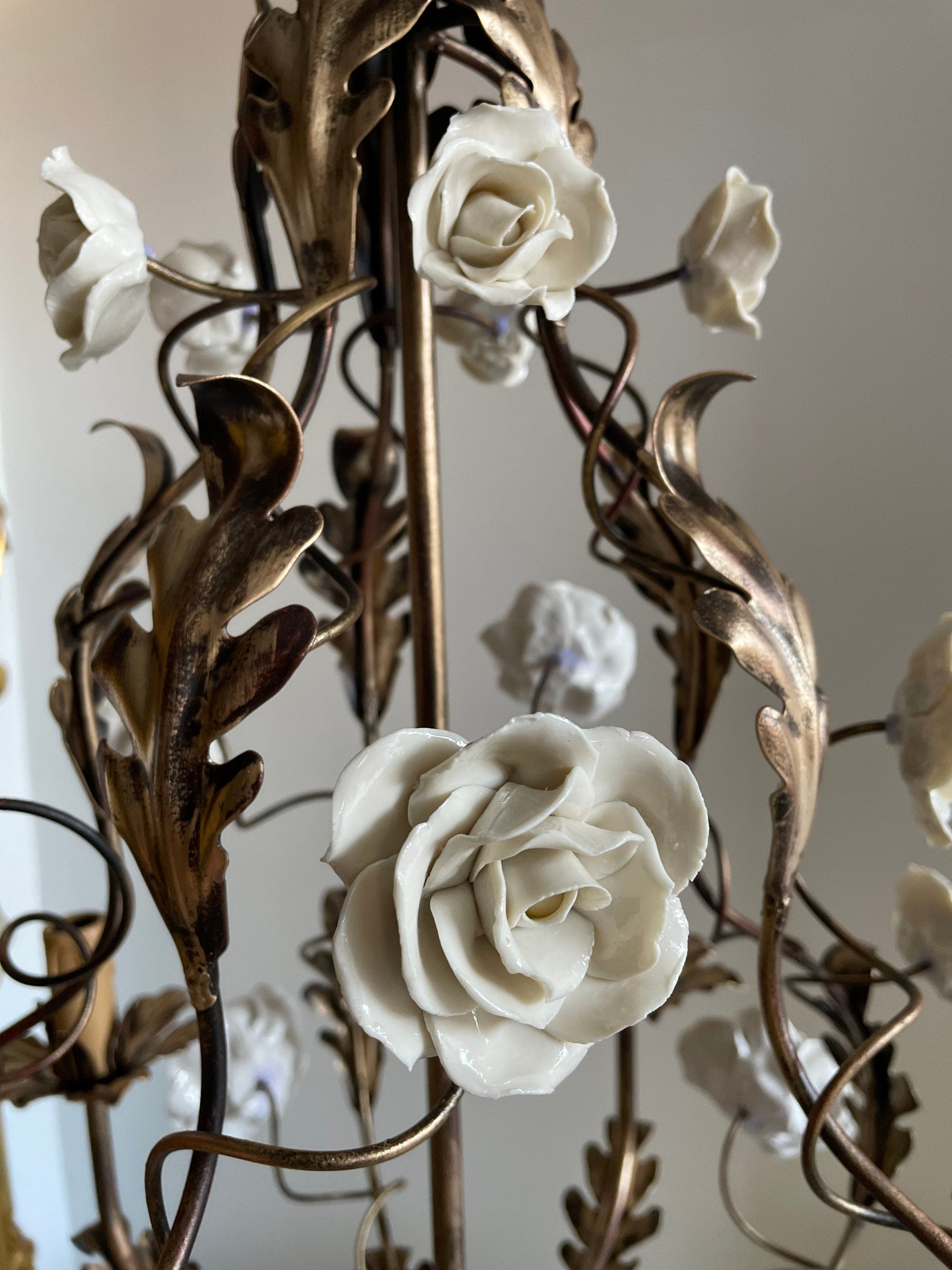 Araeyra Lustre Métal Céramique Rose Luxe Postmoderne - Neutralighting