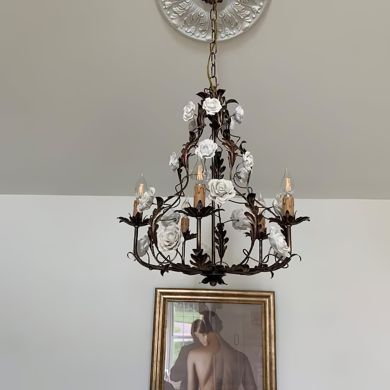 Araeyra Lustre Métal Céramique Rose Luxe Postmoderne - Neutralighting
