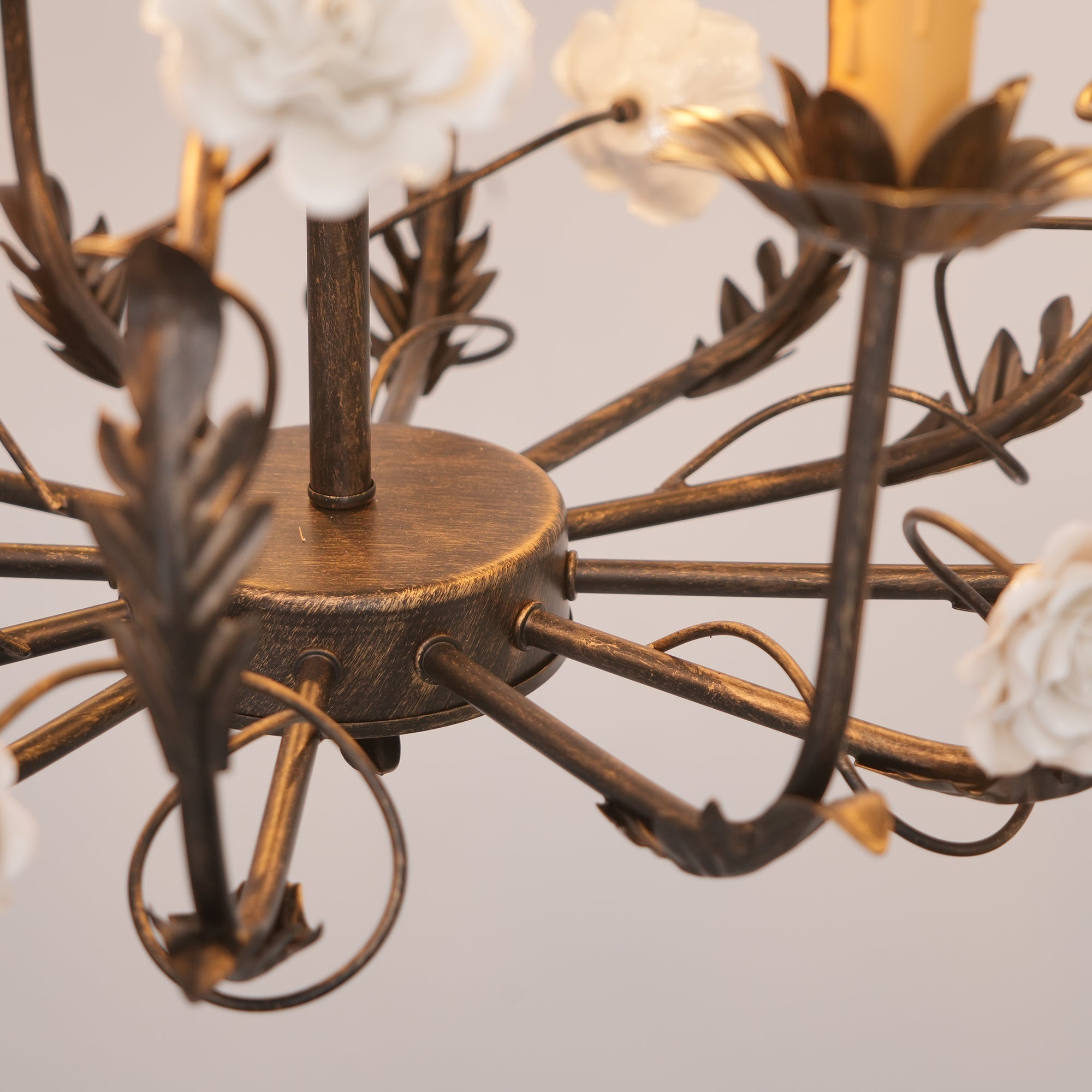 Araeyra Lustre Métal Céramique Rose Luxe Postmoderne - Neutralighting