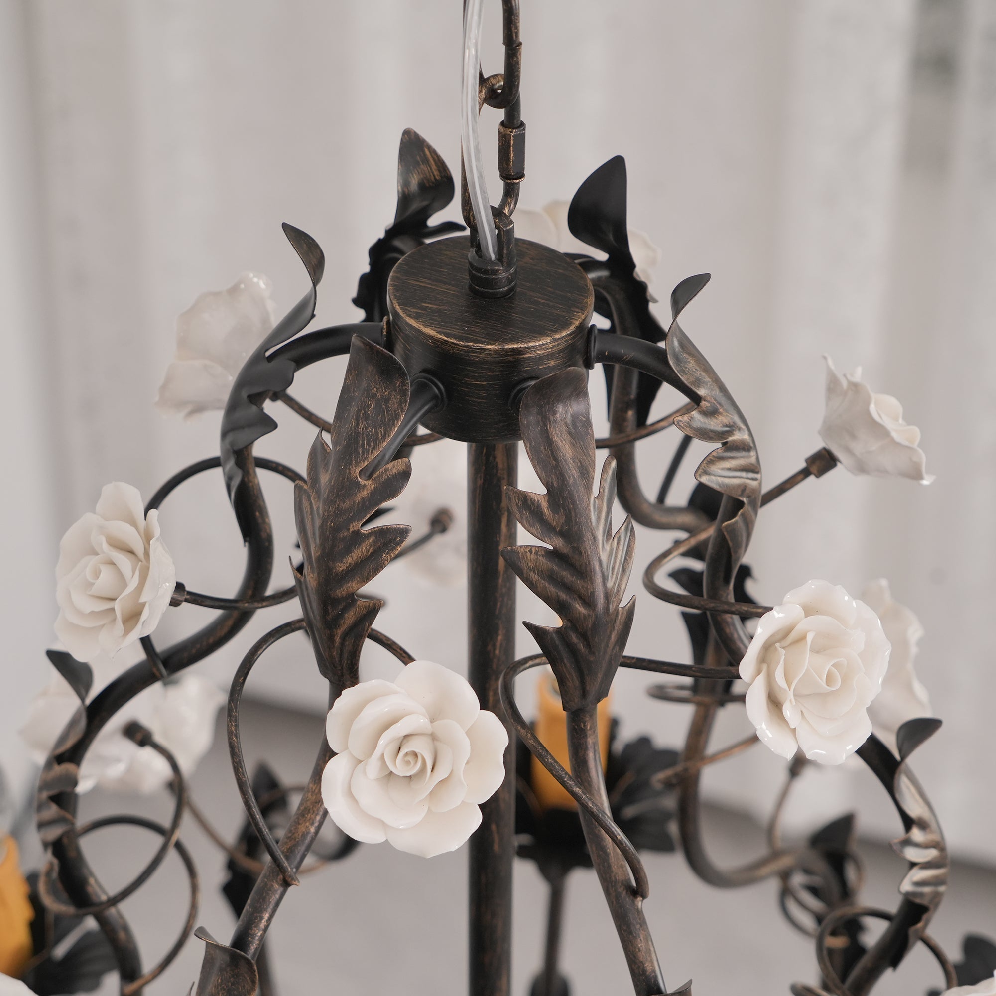 Araeyra Lustre Métal Céramique Rose Luxe Postmoderne - Neutralighting