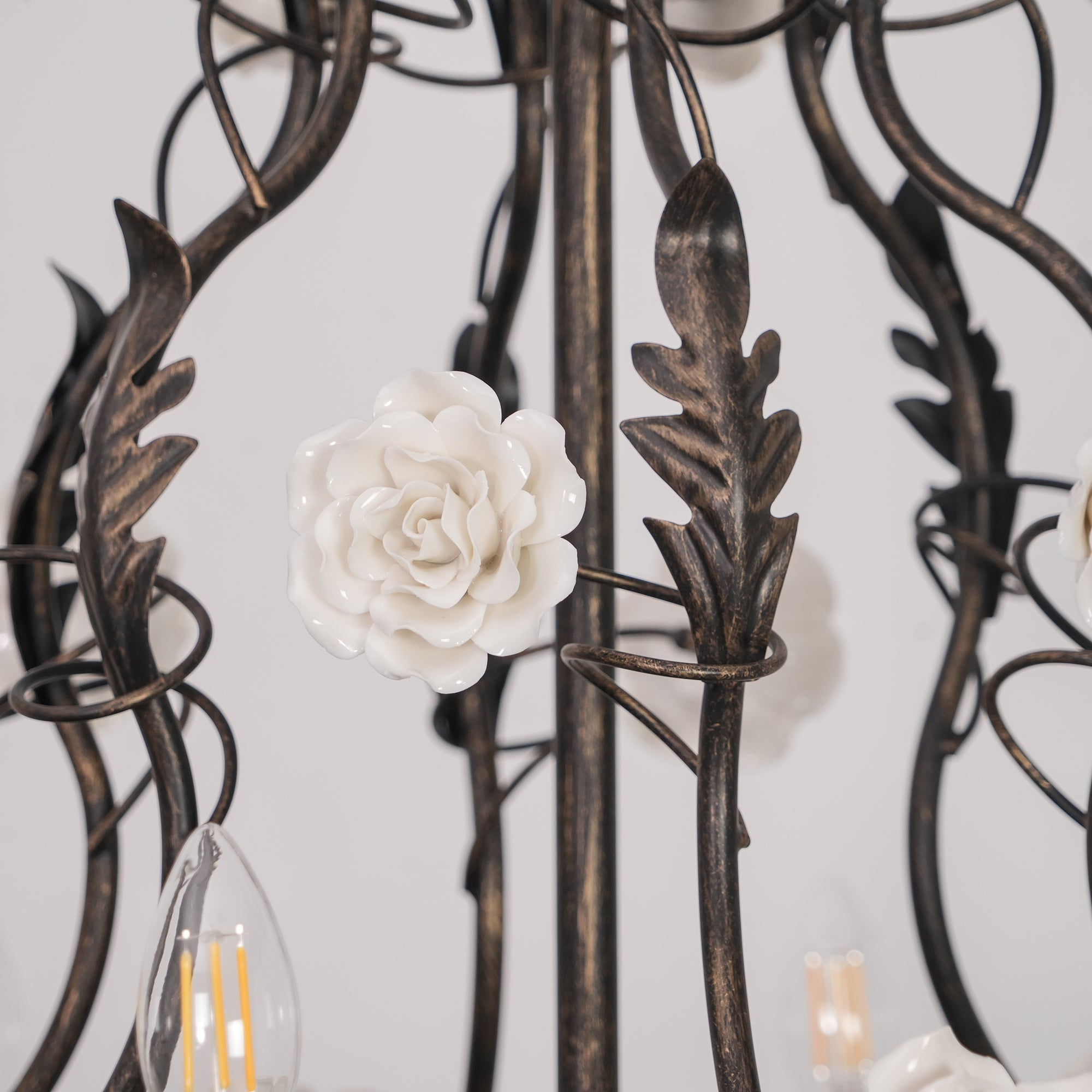 Araeyra Lustre Métal Céramique Rose Luxe Postmoderne - Neutralighting