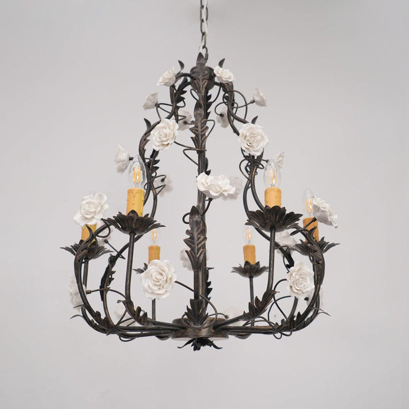 Araeyra Lustre Métal Céramique Rose Luxe Postmoderne - Neutralighting