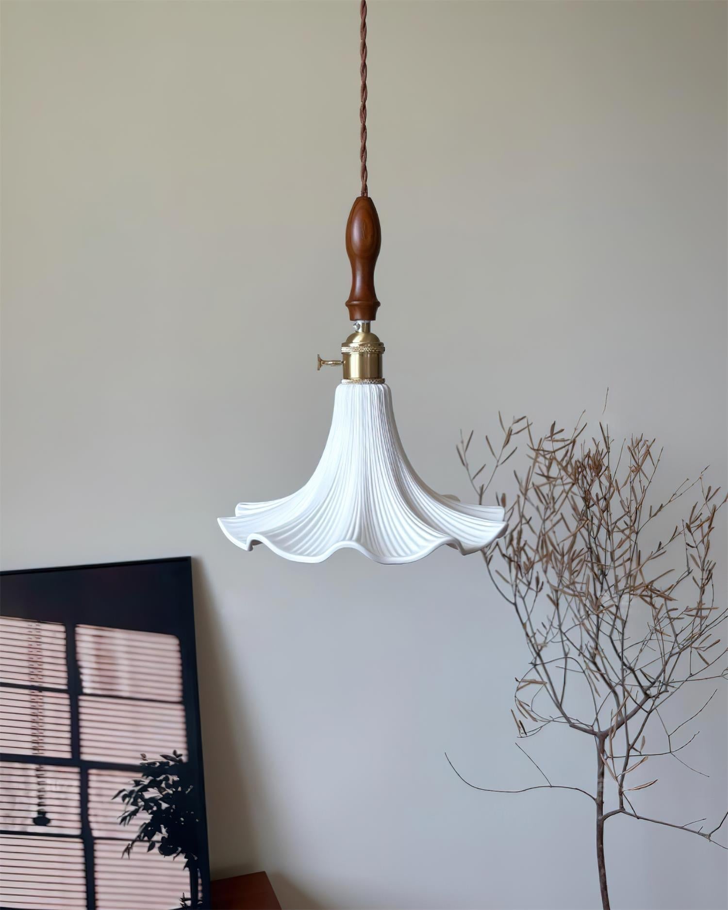 Florin Suspension Florale Ondulée - Neutralighting