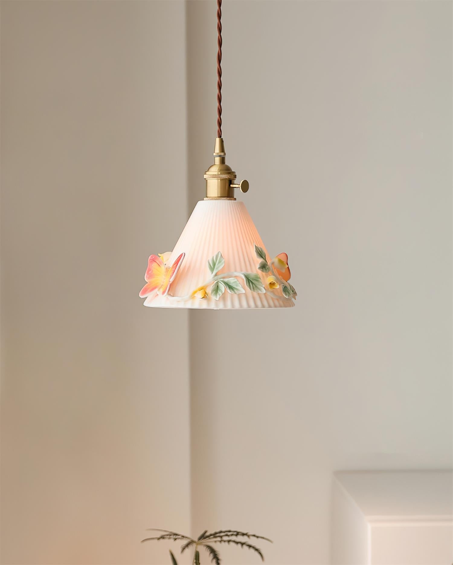 Florynna Lampe Pendante Élégance Fleur Pliée - Neutralighting