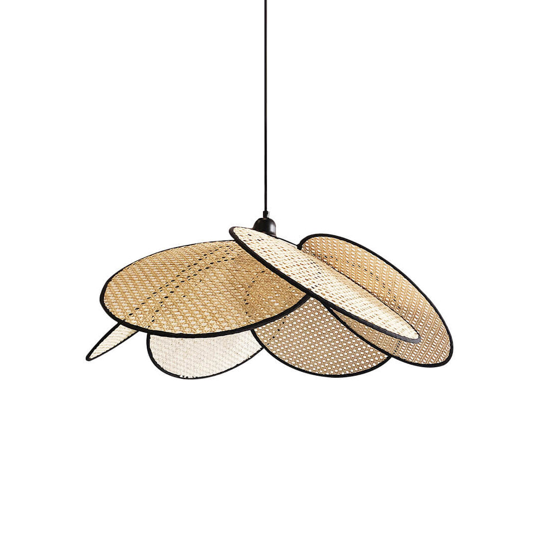 Ulrinel Lustre En Bambou Tissé à La Main Nordic - Neutralighting