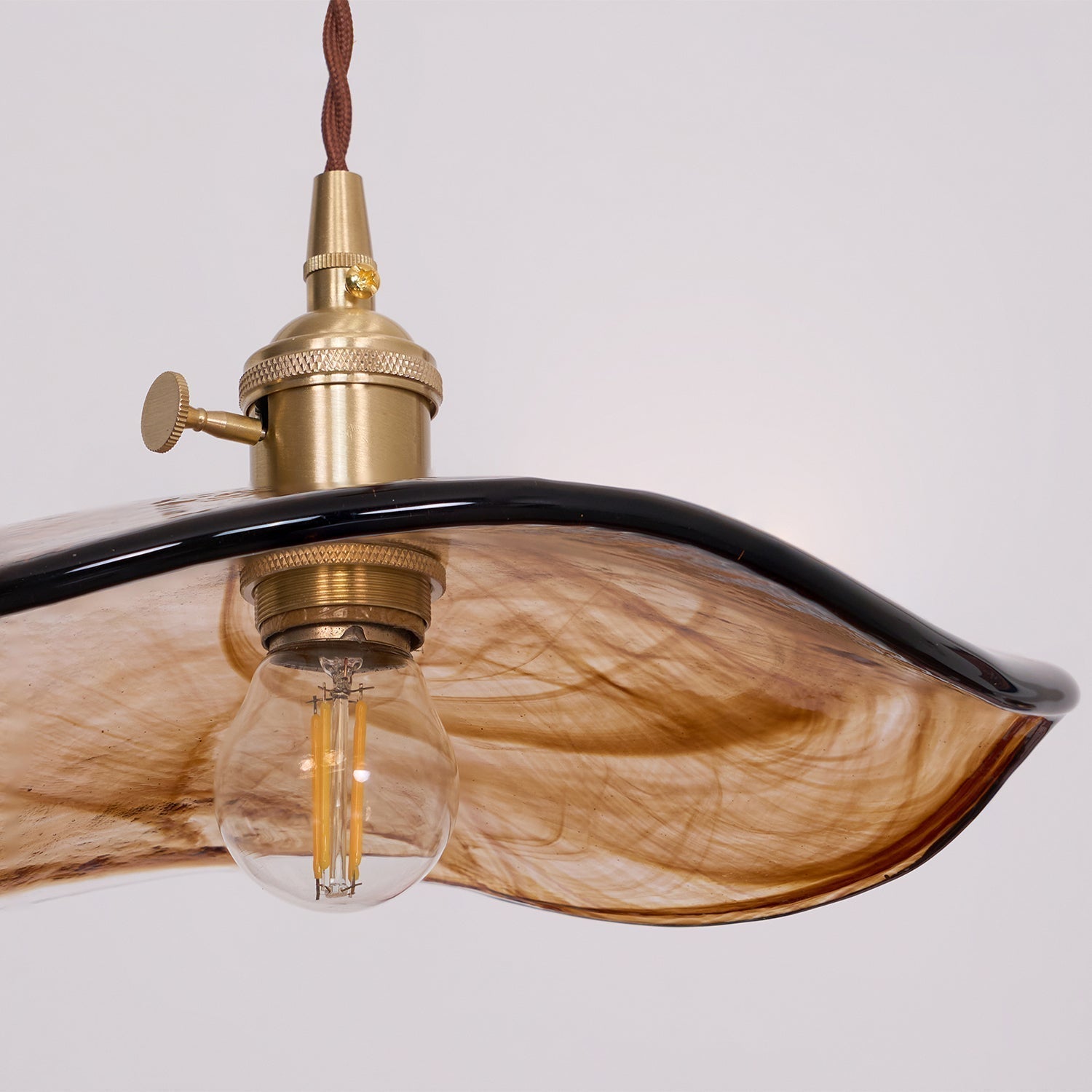 Nyros Lustre Suspendu De Luxe En Verre - Neutralighting