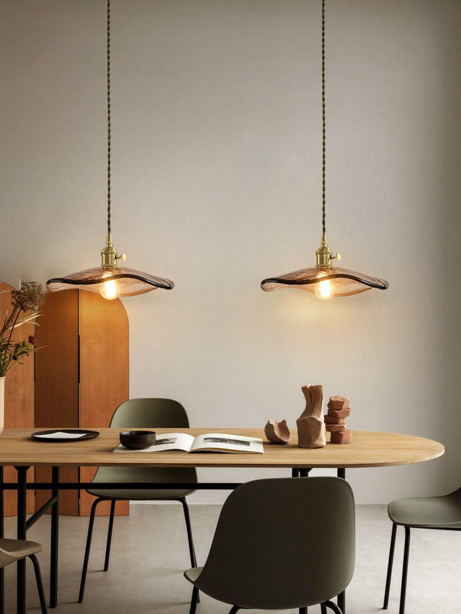 Nyros Lustre Suspendu De Luxe En Verre - Neutralighting