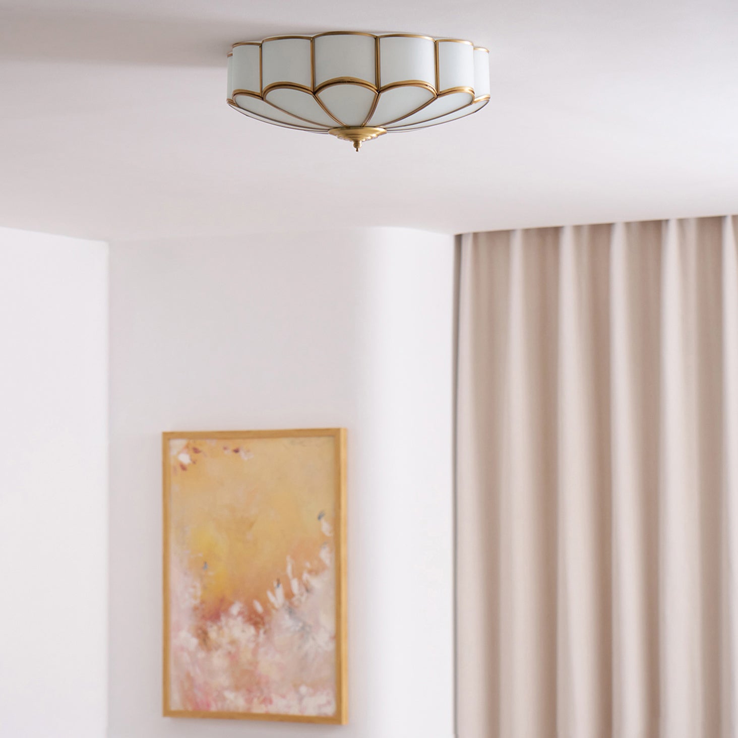 Flower Shape Glass Recessed Ceiling Light - Blowlighting