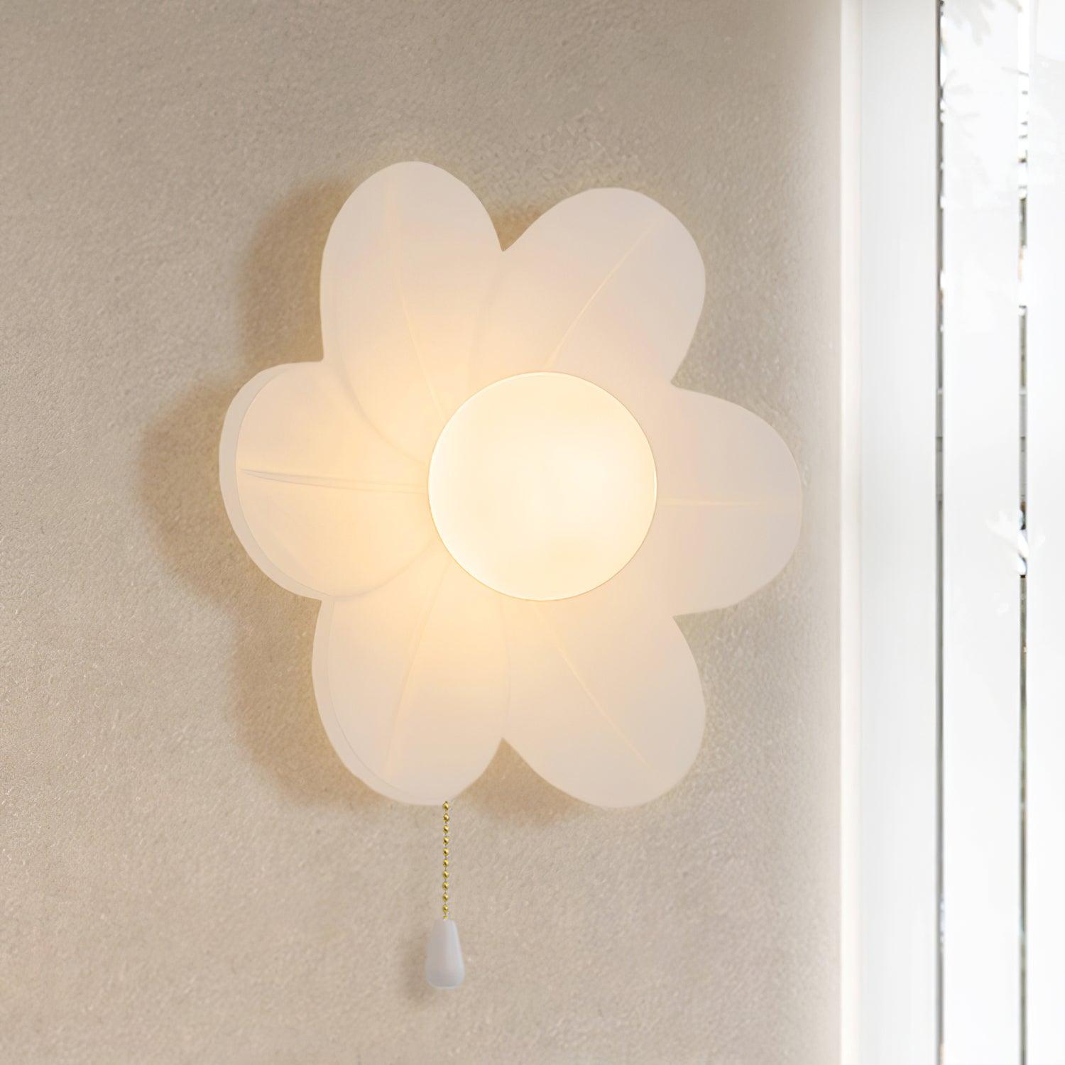 Acroma Nordic Art Fleurs Résine Applique Murale - Neutralighting
