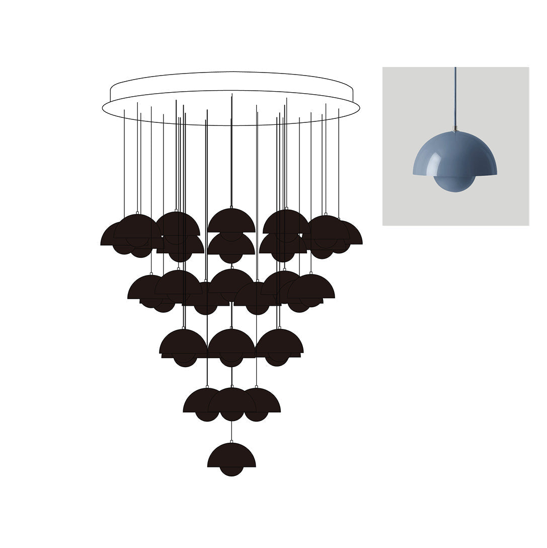 Flowerpot Chandelier - Neutralighting
