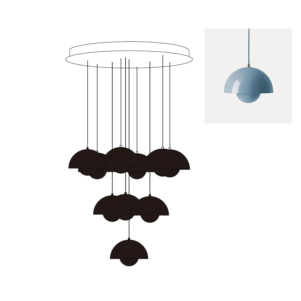 Flowerpot Chandelier - Neutralighting