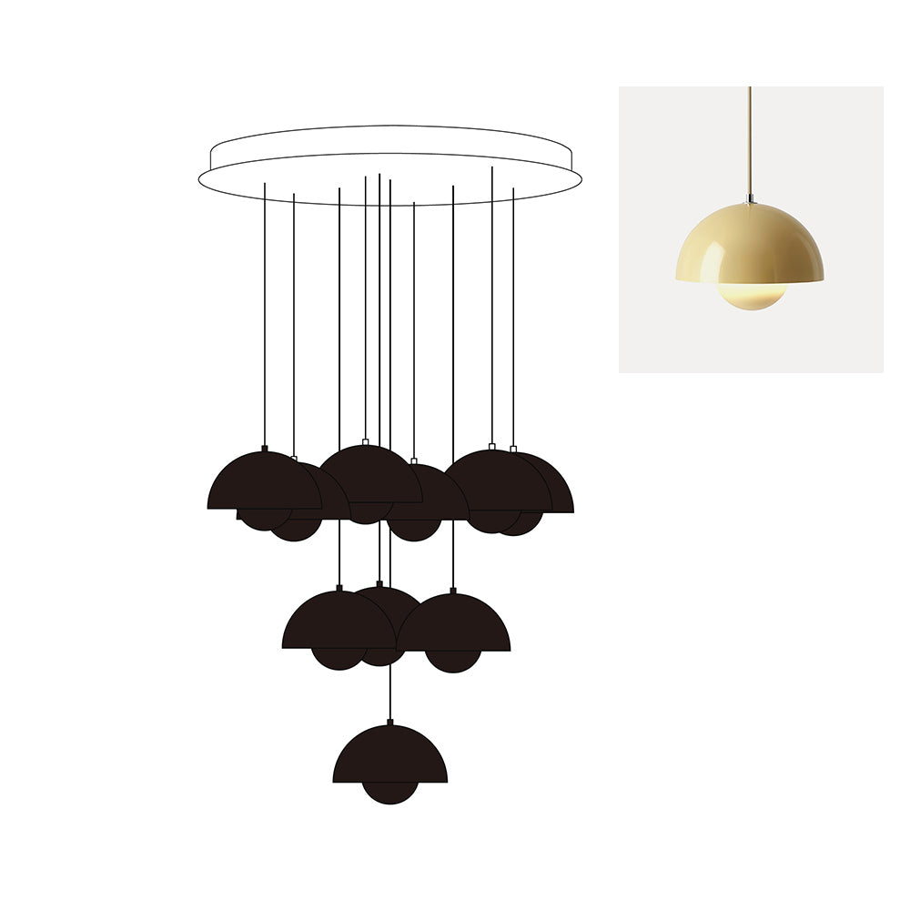 Flowerpot Chandelier - Neutralighting