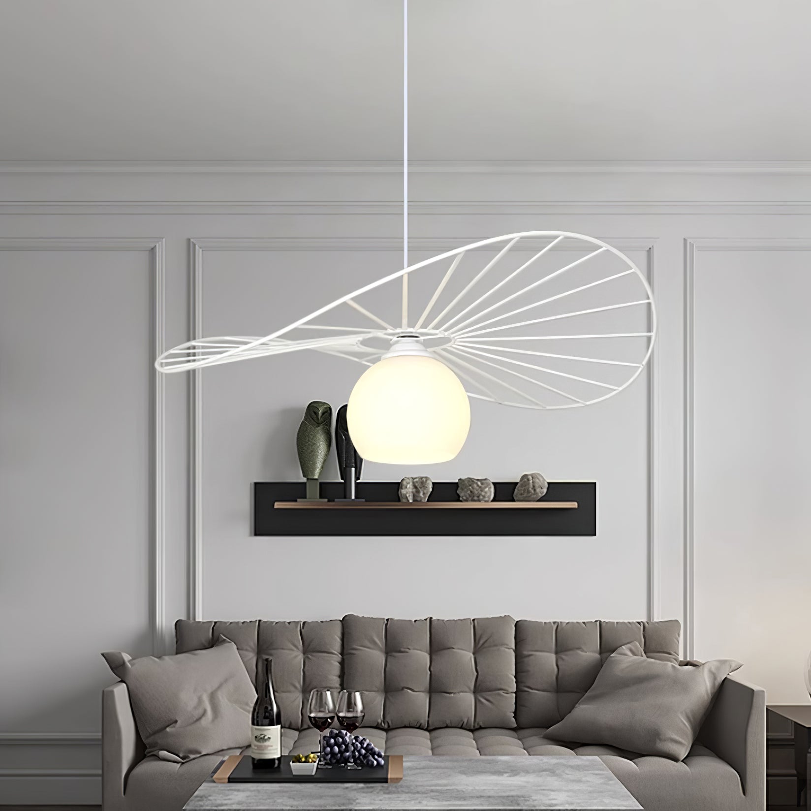 Fluora Hat Suspension Fil Sculptural - Neutralighting