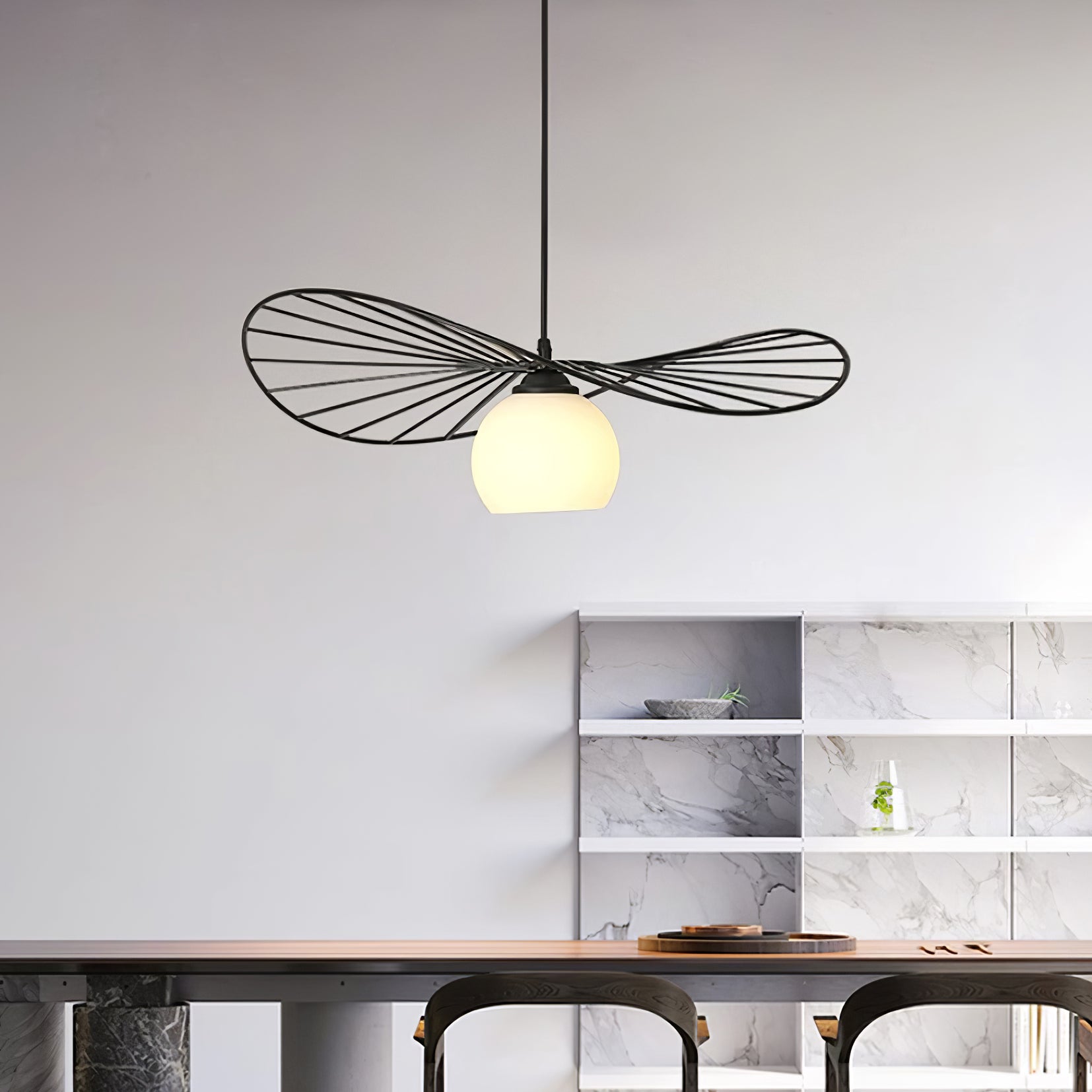 Fluora Hat Suspension Fil Sculptural - Neutralighting