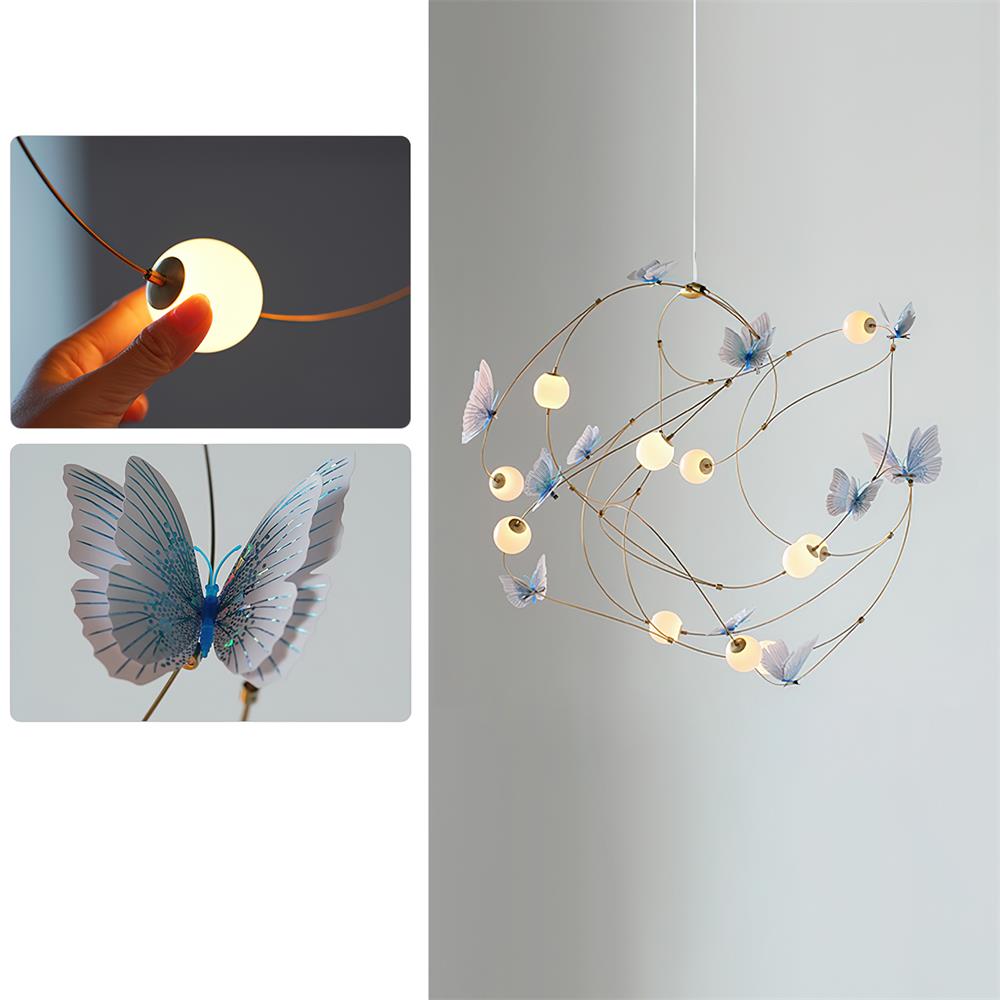Flutterveil Chandelier Papillon Rêveur - Neutralighting