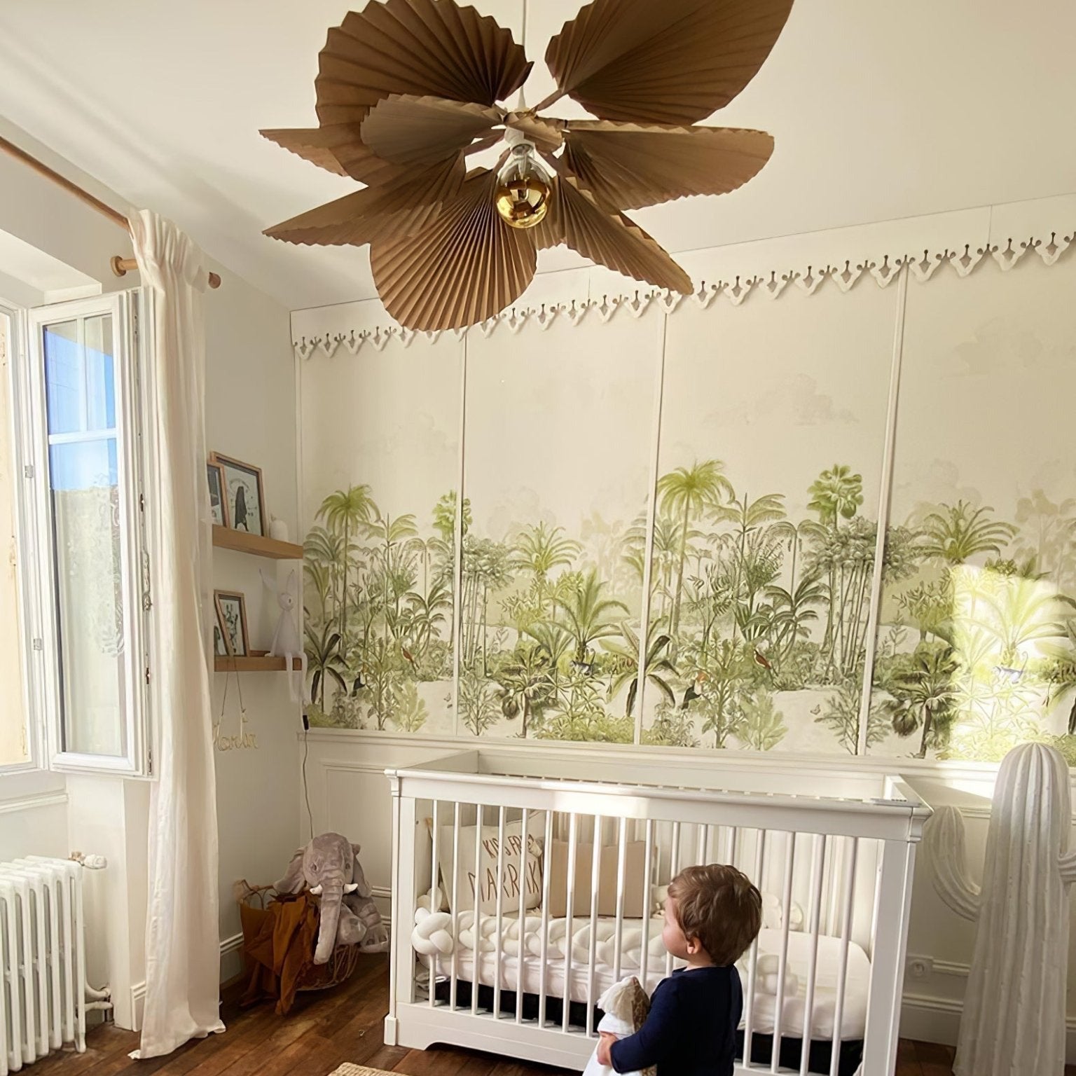 Lyra Suspension Lotus en Papier à Feuille Pliée