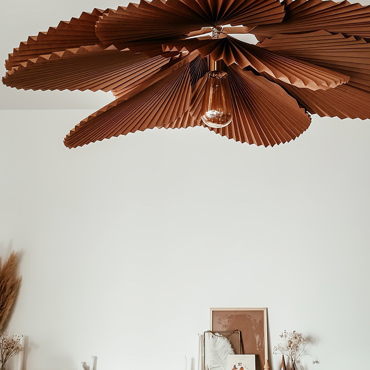 Lyra Suspension Lotus en Papier à Feuille Pliée - Neutralighting