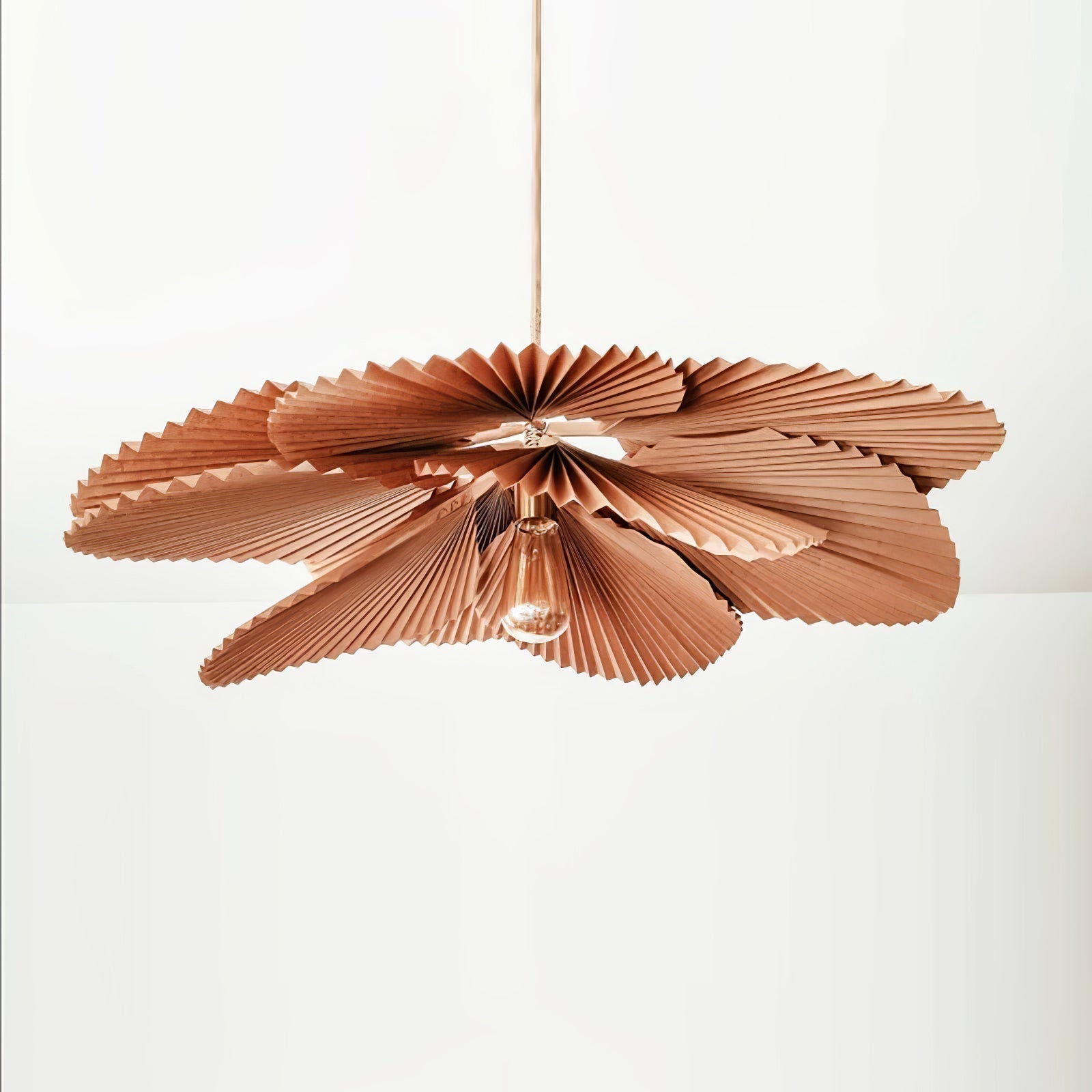 Lustra Suspension Lampe Feuille de Lotus en Papier Pliée Florale - Neutralighting
