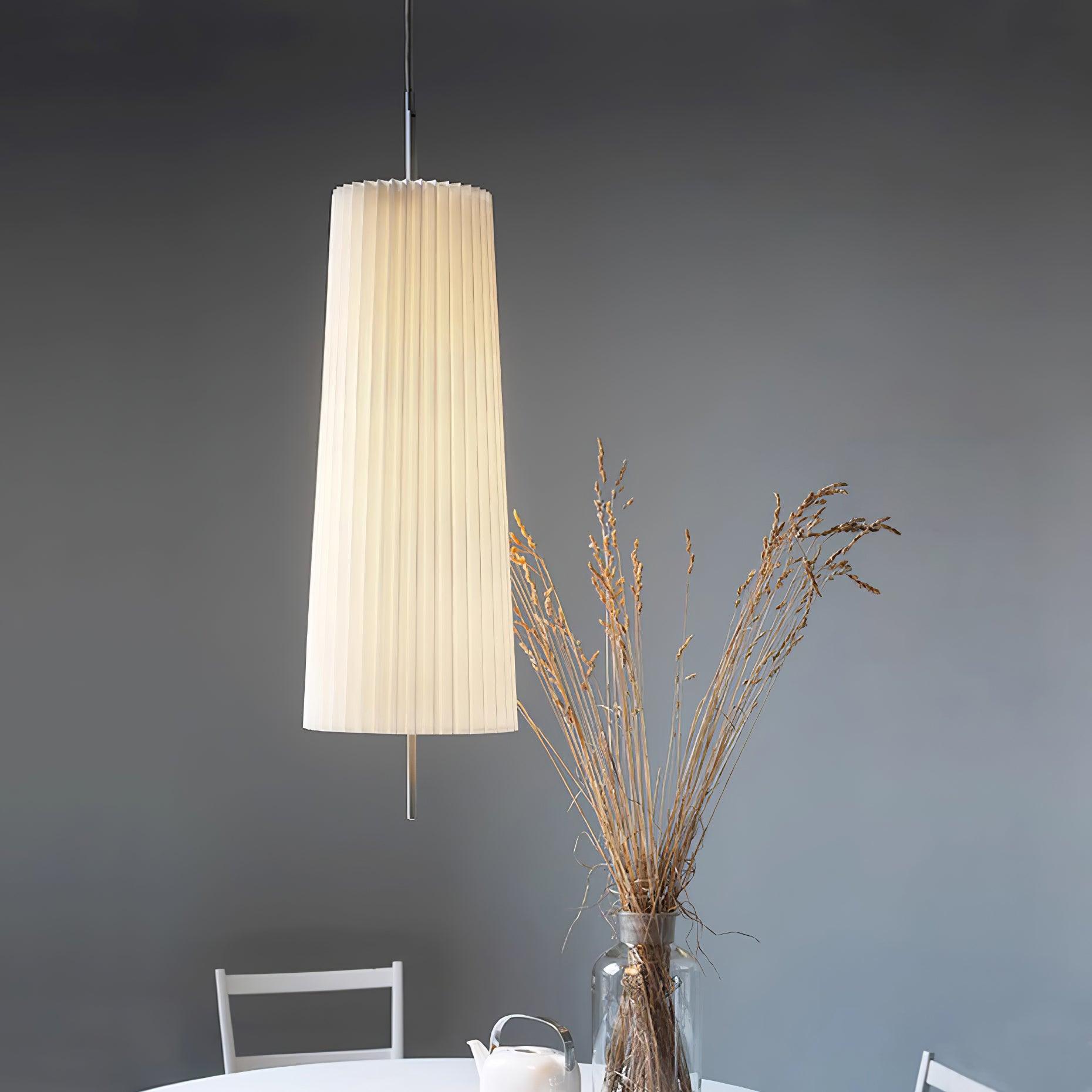 Folie Lampe Pendante Plissée Minimaliste Sérénité - Neutralighting