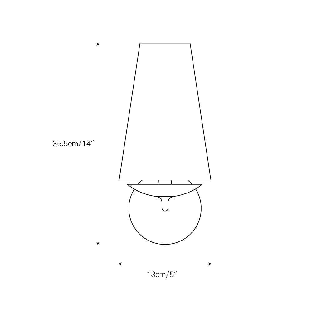 Avraee Applique Murale Laiton Tissu Minimaliste Moderne - Neutralighting