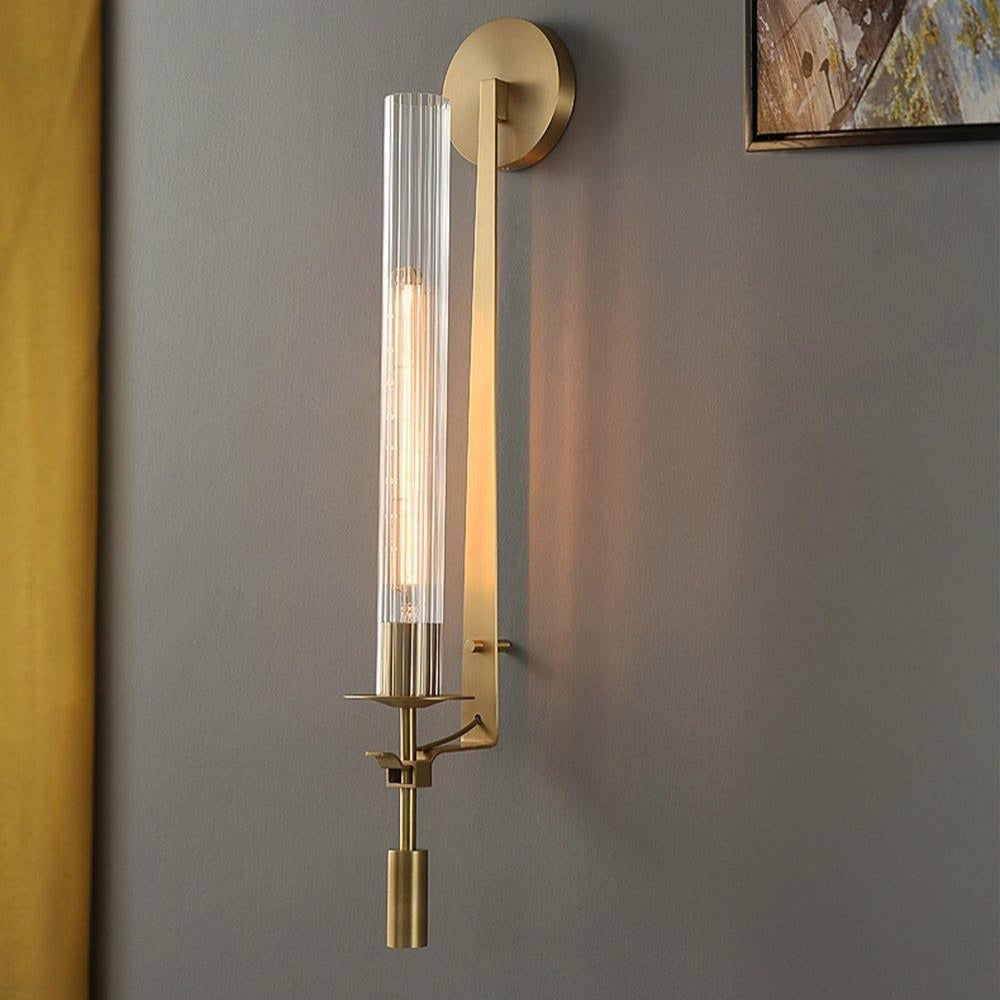 Lucian Applique Murale Intérieure en Verre Style Ferme