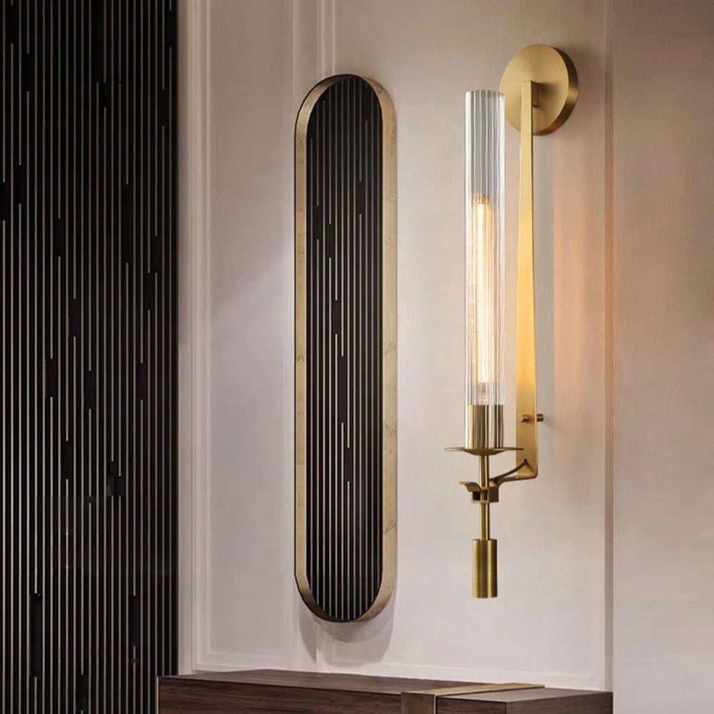 Lucian Applique Murale Intérieure en Verre Style Ferme