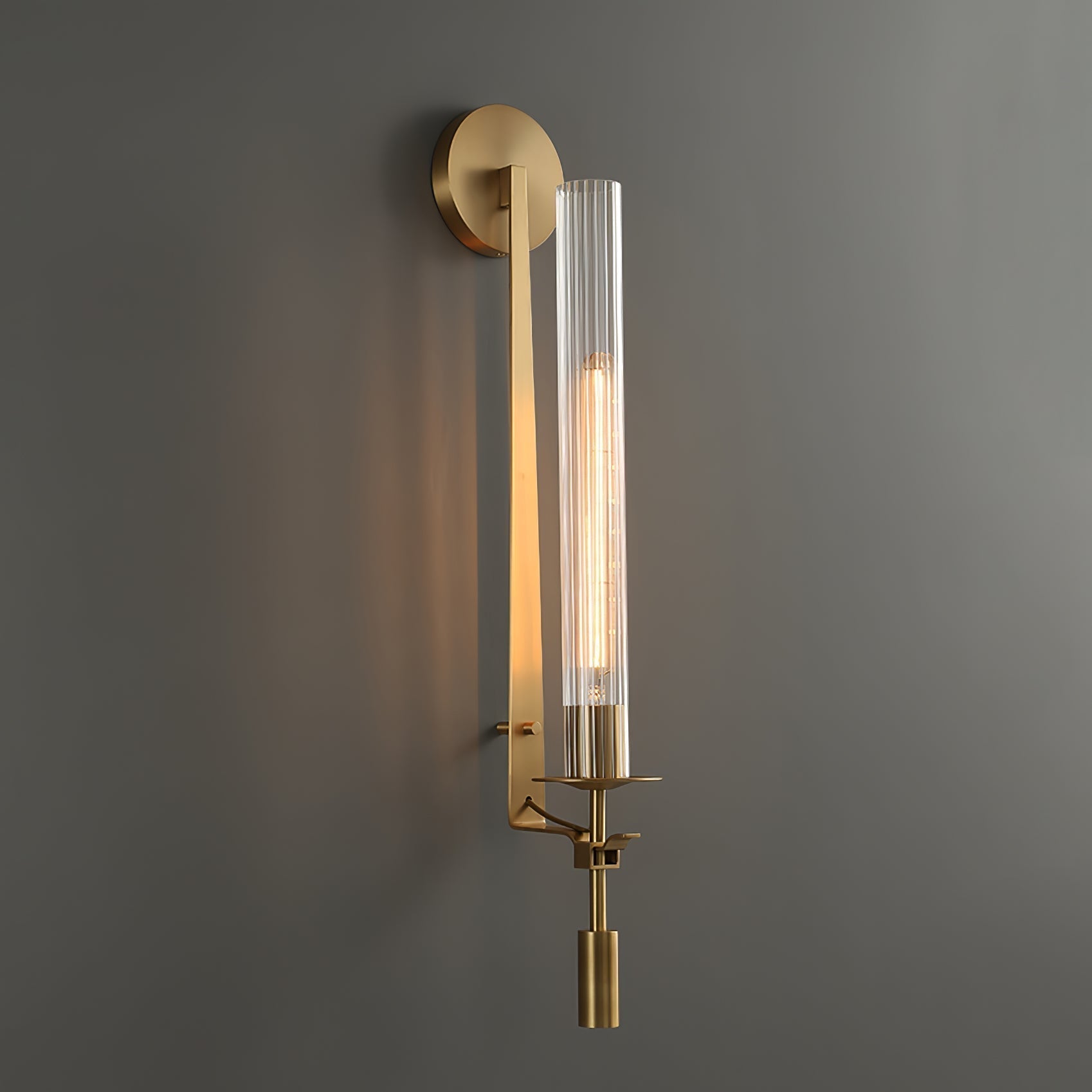 Lucian Applique Murale Intérieure en Verre Style Ferme
