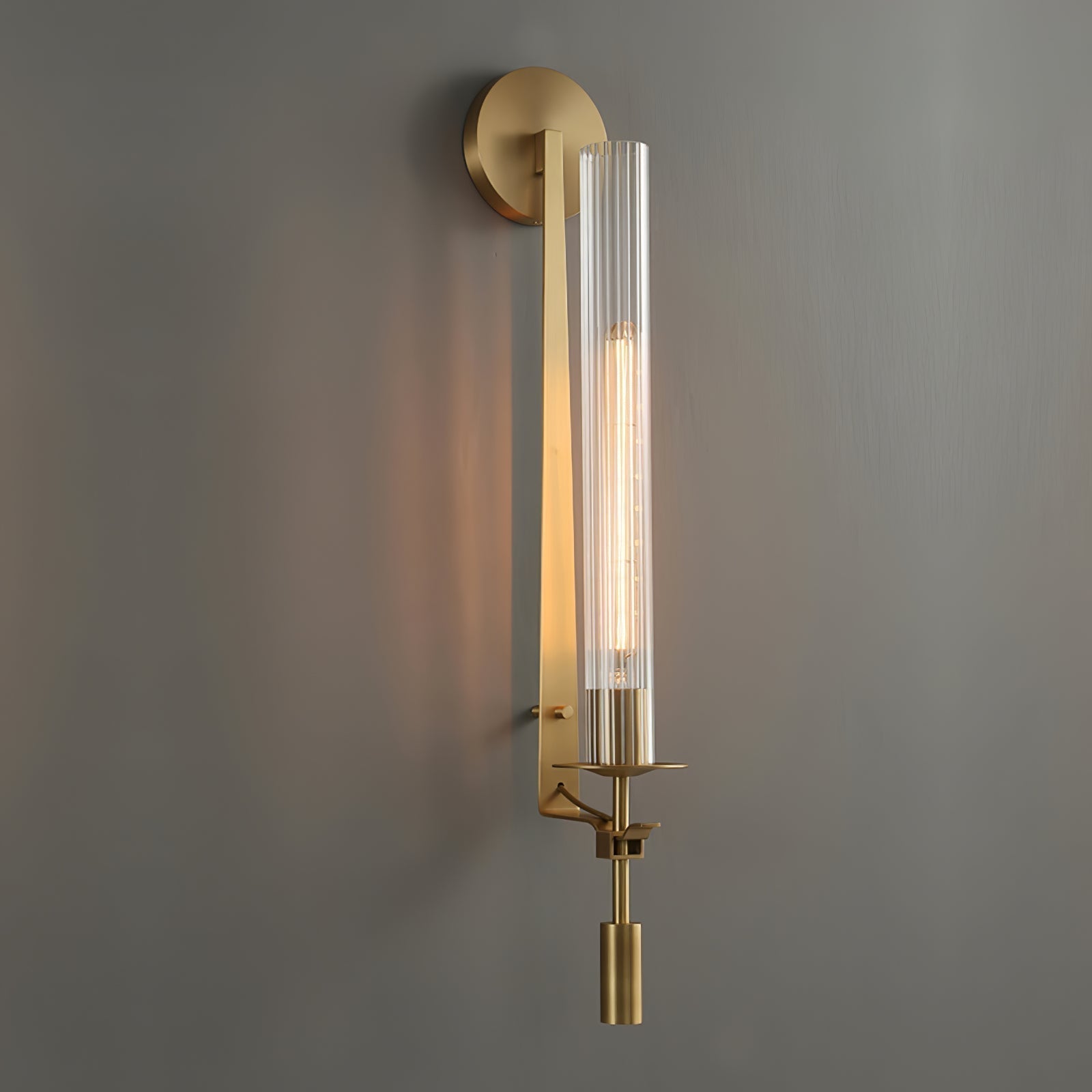 Lucian Applique Murale Intérieure en Verre Style Ferme