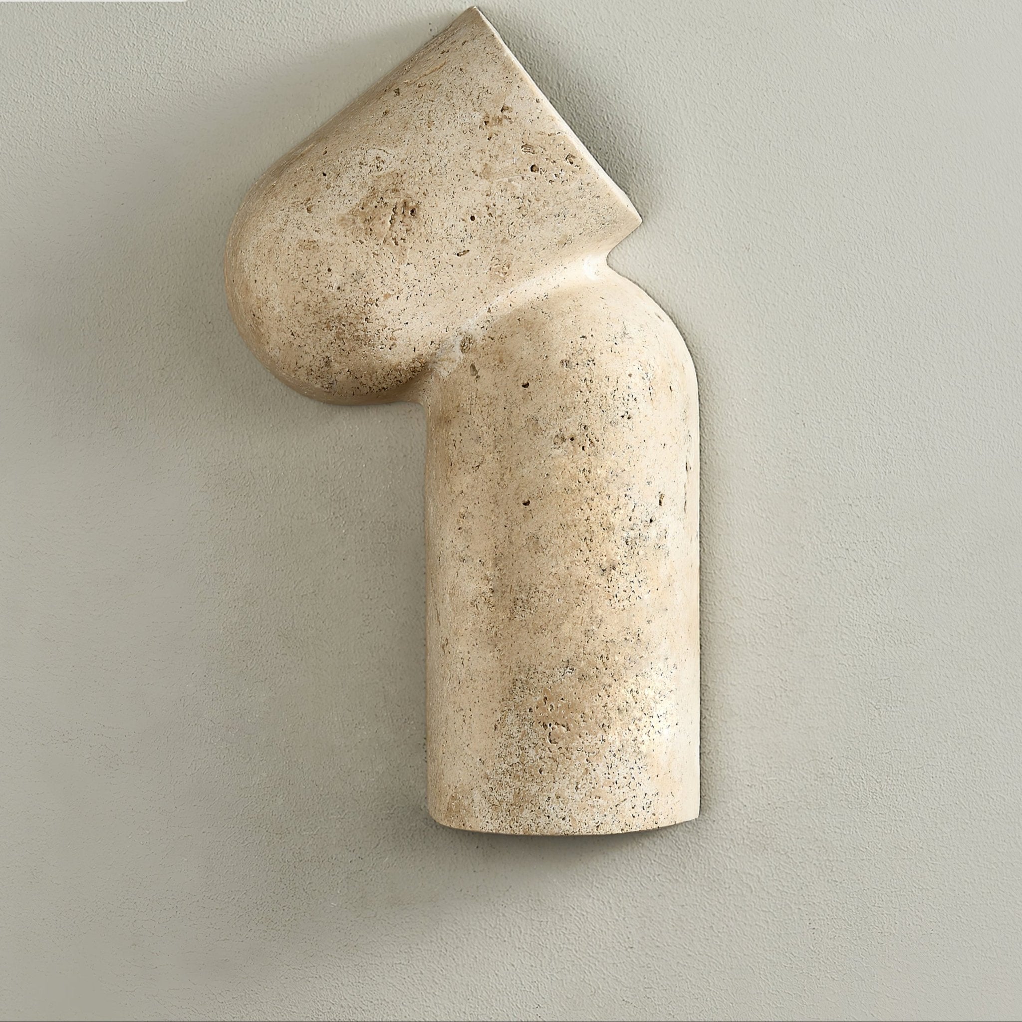 Valoreth Applique Murale Minimaliste en Travertin - Neutralighting