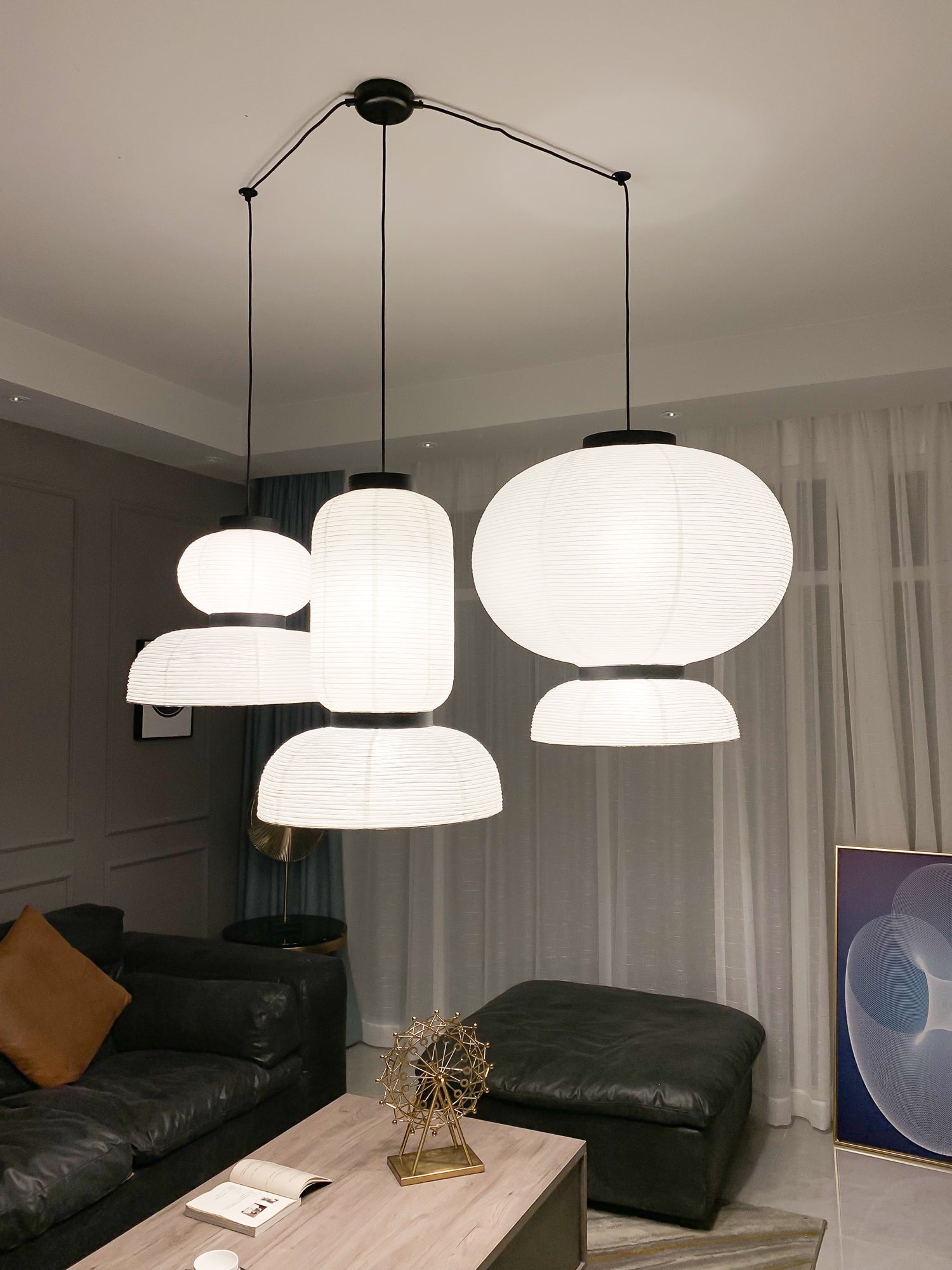 Tessire Lampe Suspendue Scandinave en Papier - Neutralighting