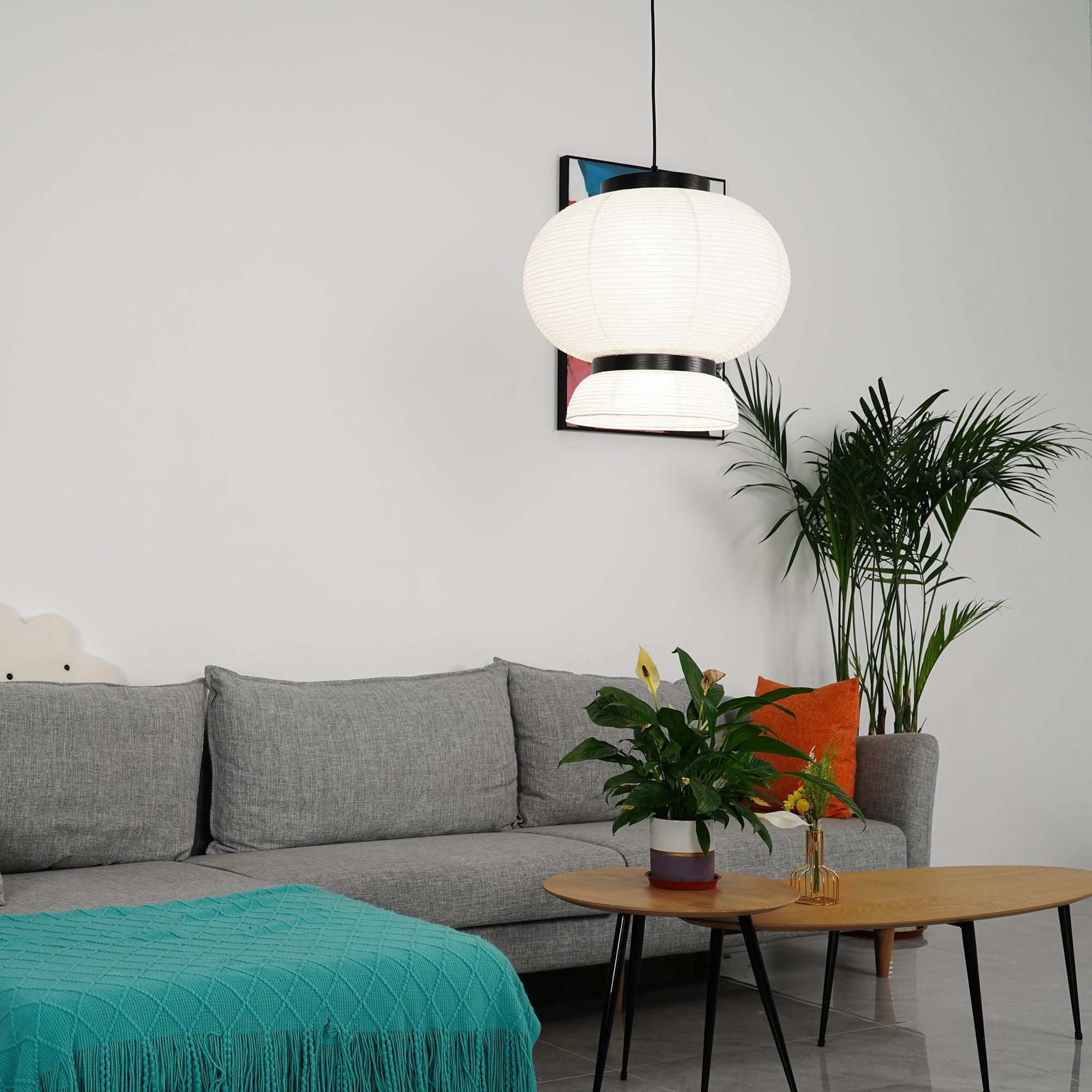 Tessire Lampe Suspendue Scandinave en Papier - Neutralighting