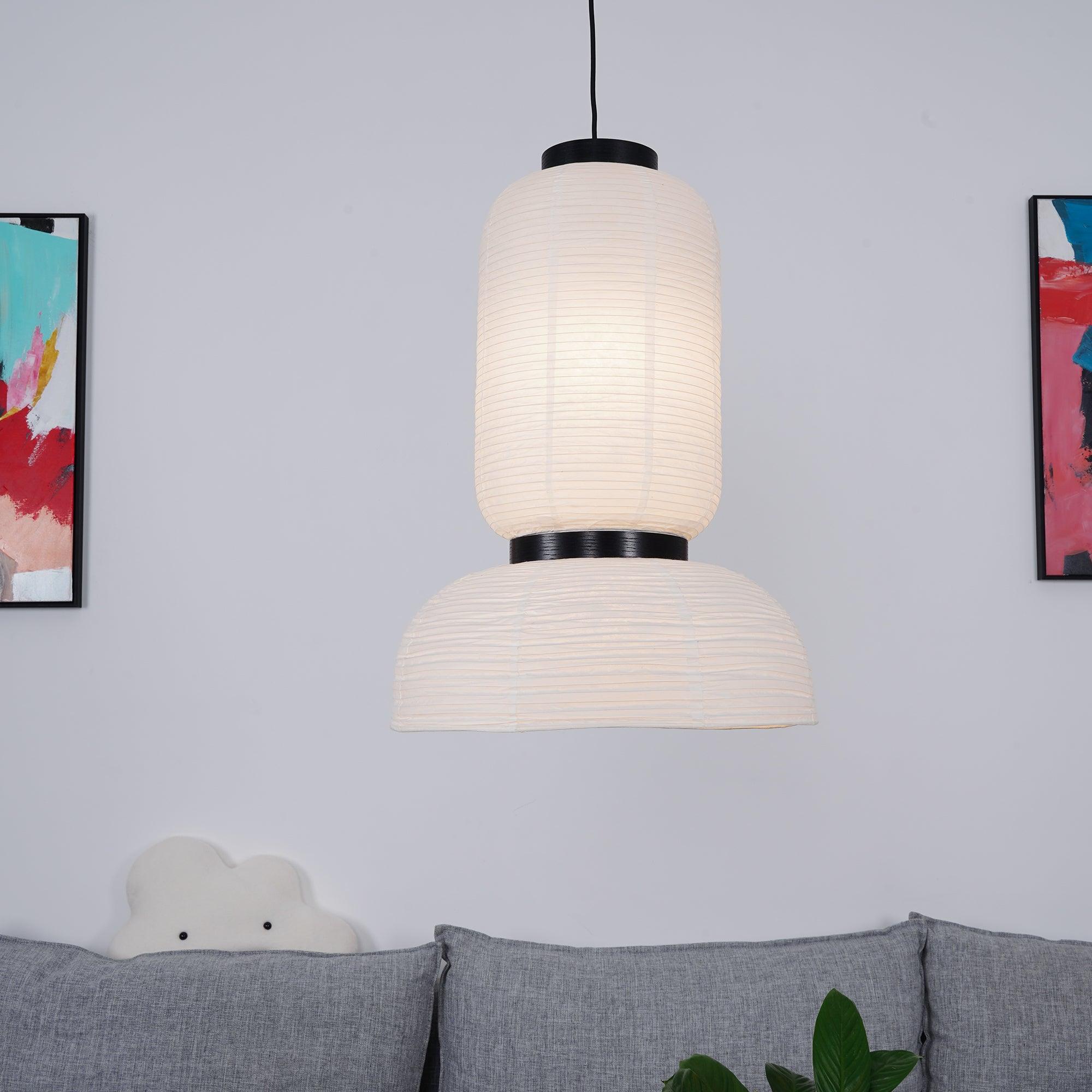 Tessire Lampe Suspendue Scandinave en Papier - Neutralighting
