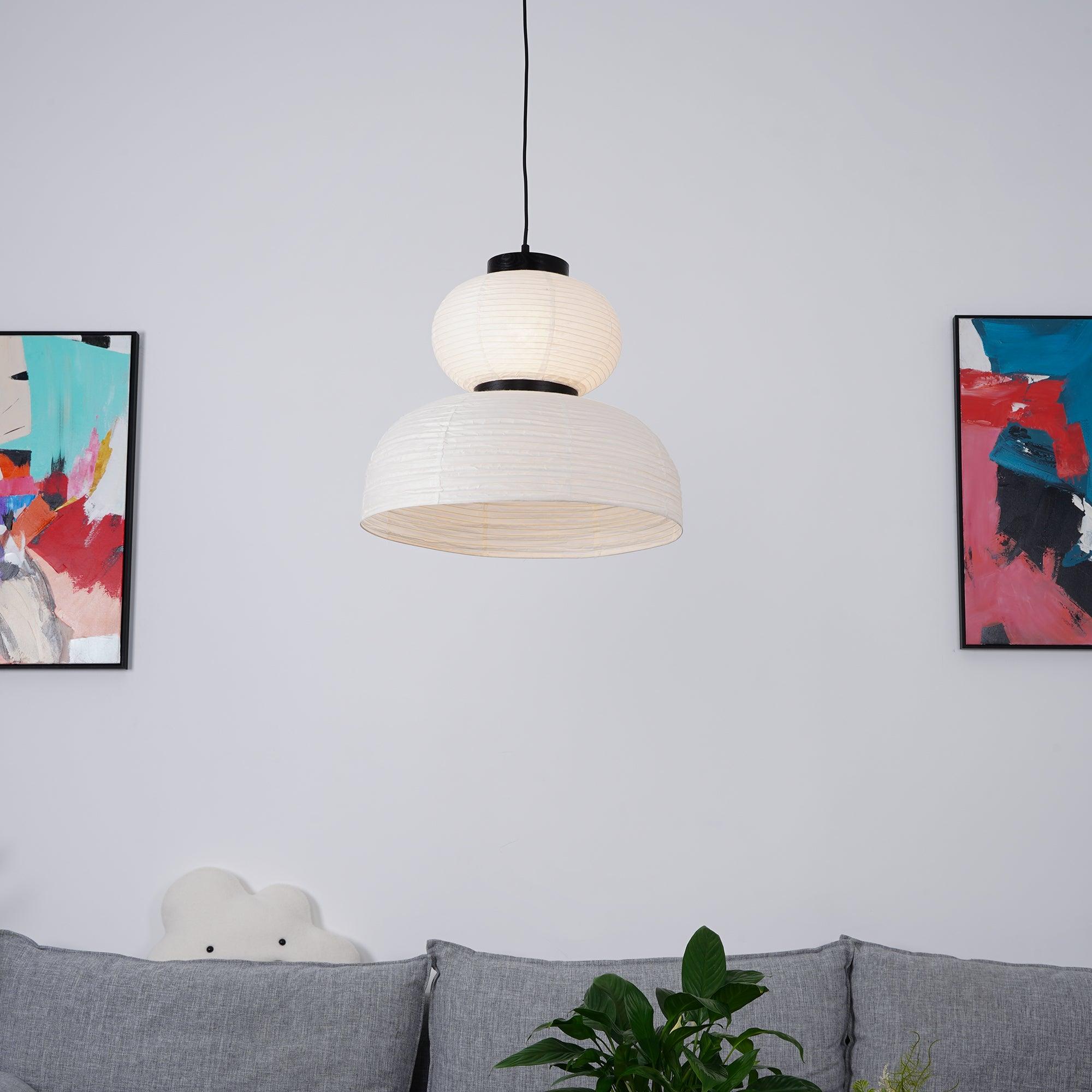 Tessire Lampe Suspendue Scandinave en Papier - Neutralighting