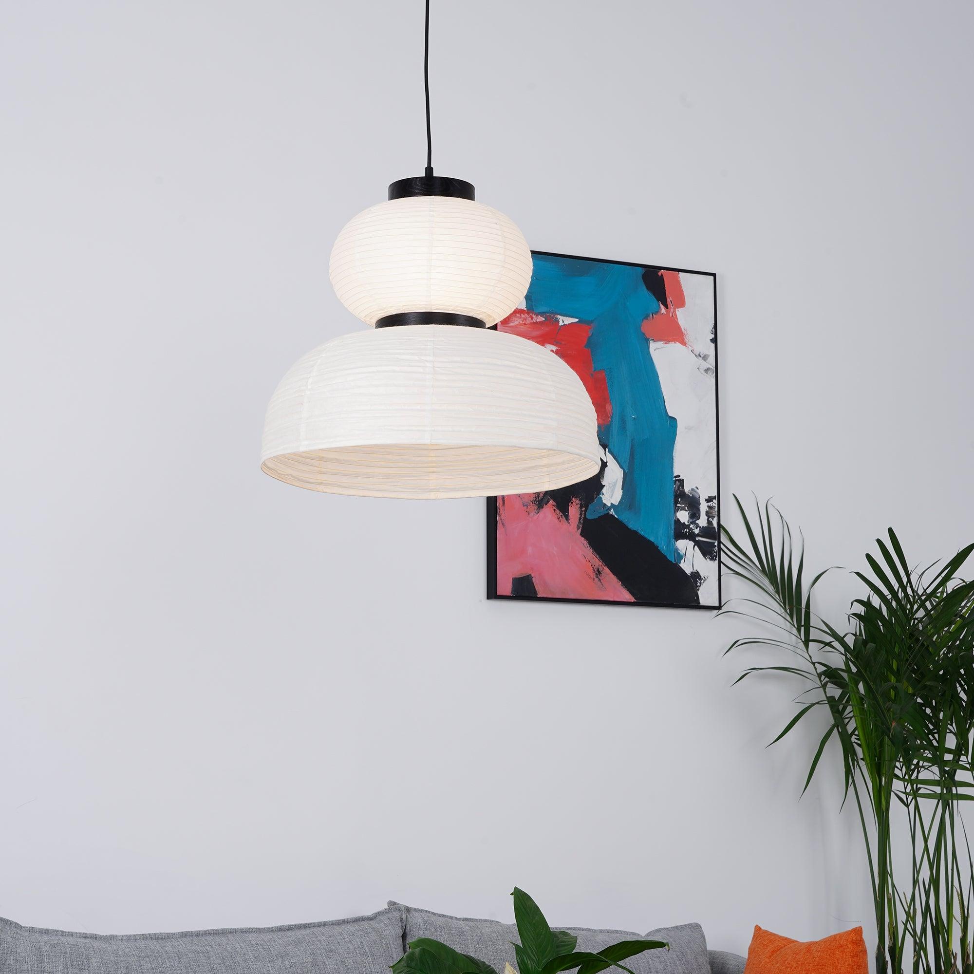 Tessire Lampe Suspendue Scandinave en Papier - Neutralighting