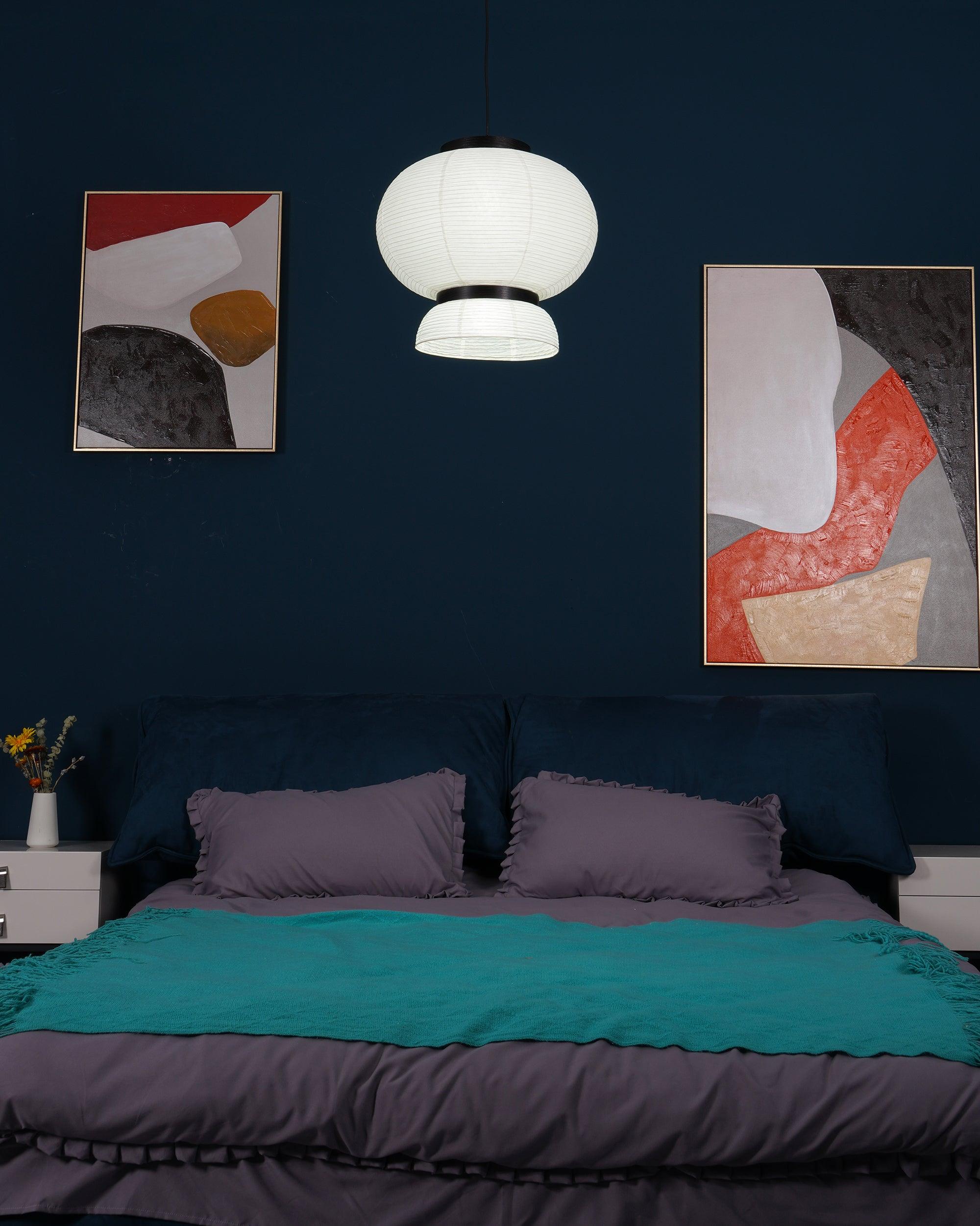 Tessire Lampe Suspendue Scandinave en Papier - Neutralighting