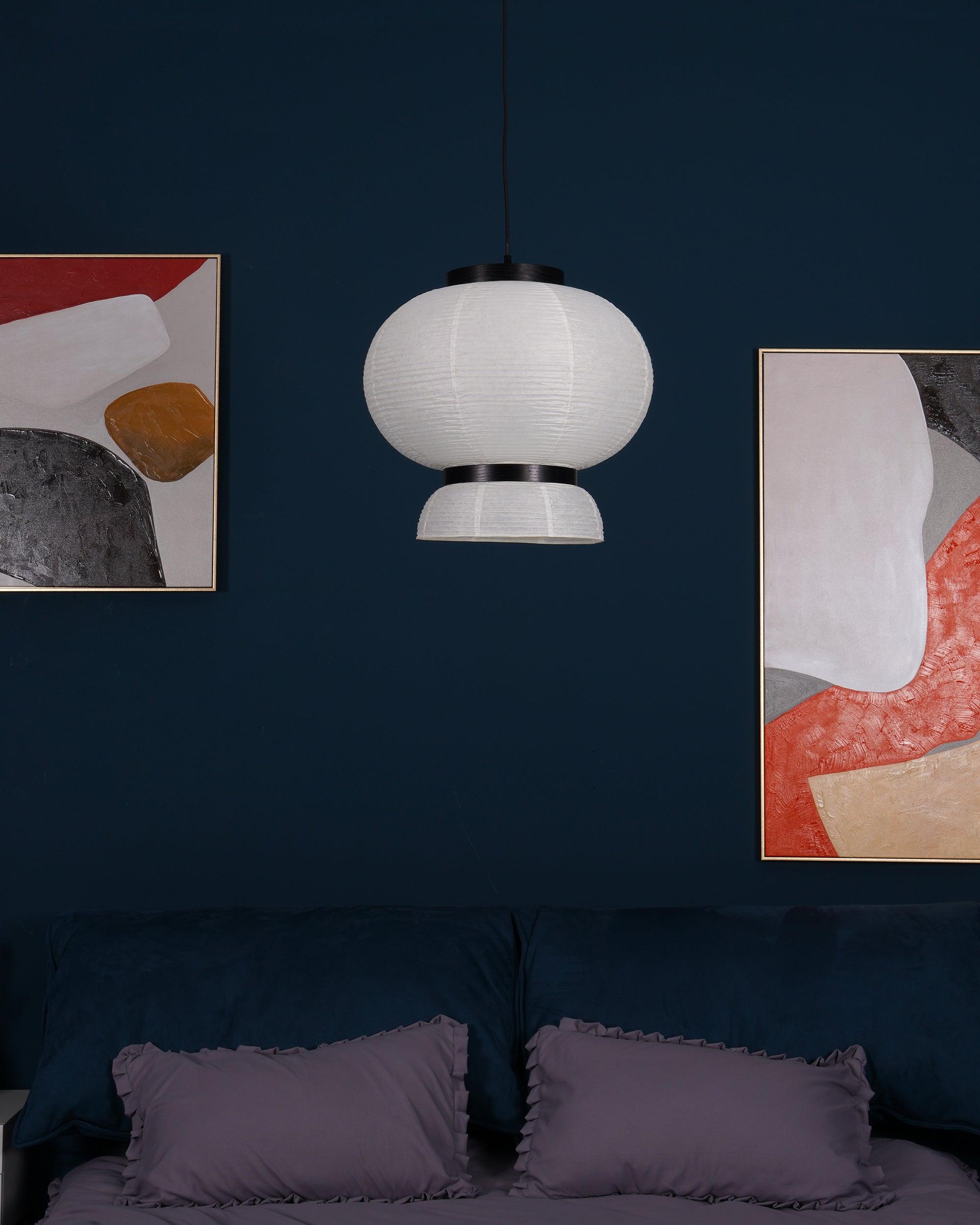 Tessire Lampe Suspendue Scandinave en Papier - Neutralighting