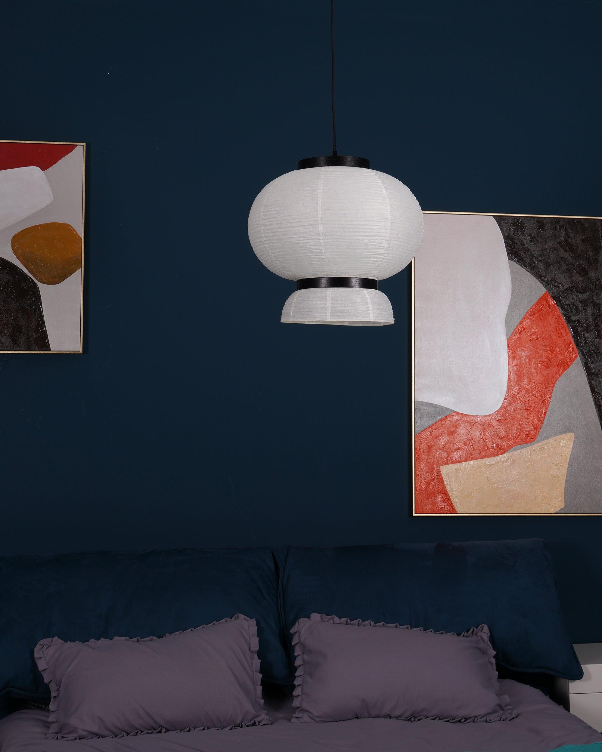 Tessire Lampe Suspendue Scandinave en Papier - Neutralighting