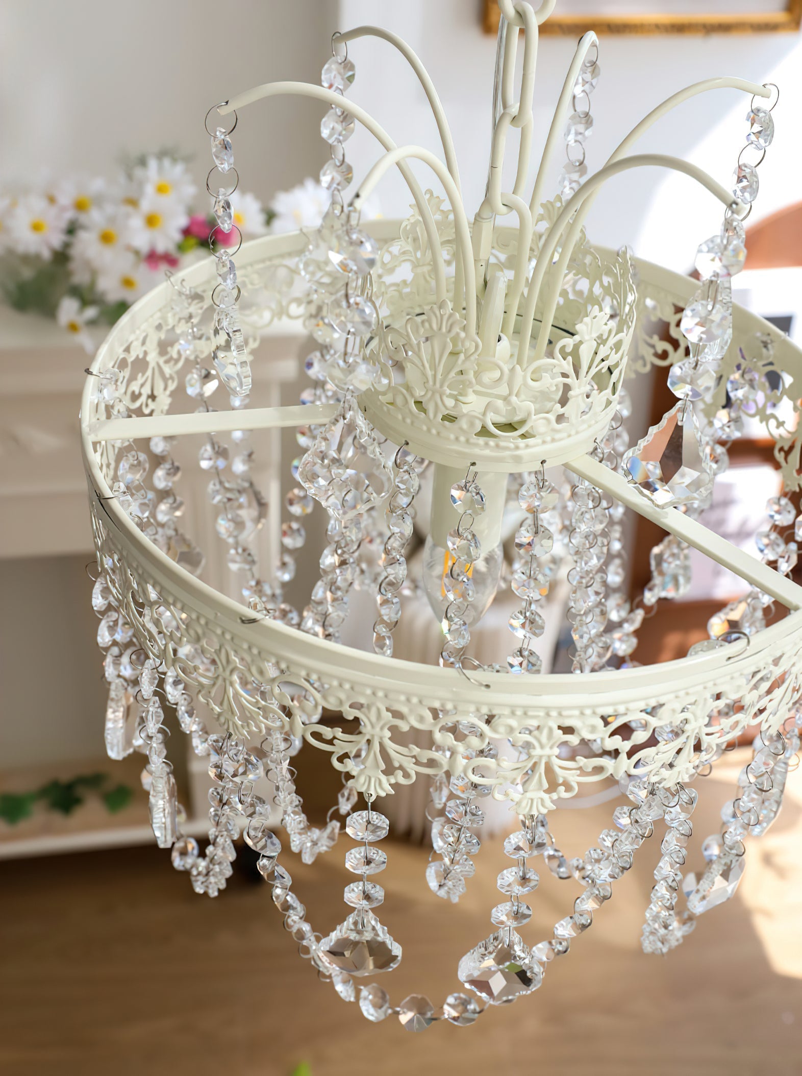 Ershaa Postmodern Luxury Crystal Metal Chandelier - Lamp Copper