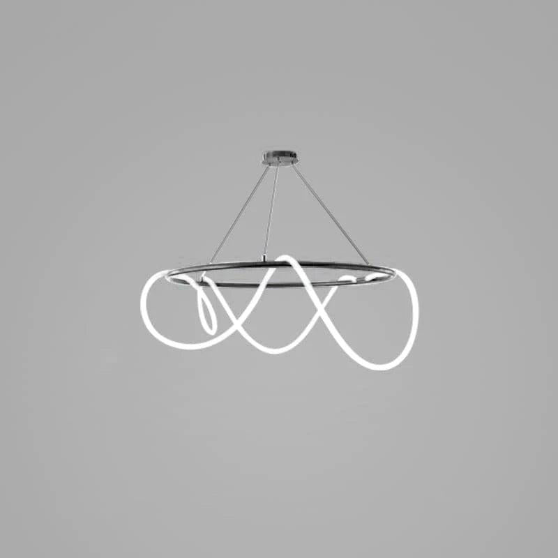Lustra Chandelier Flexible Silicone Courbe Moderne Élégant - Neutralighting