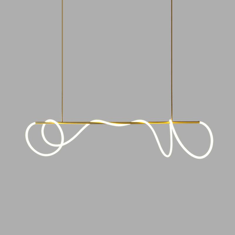 Lustra Chandelier Flexible Silicone Courbe Moderne Élégant - Neutralighting