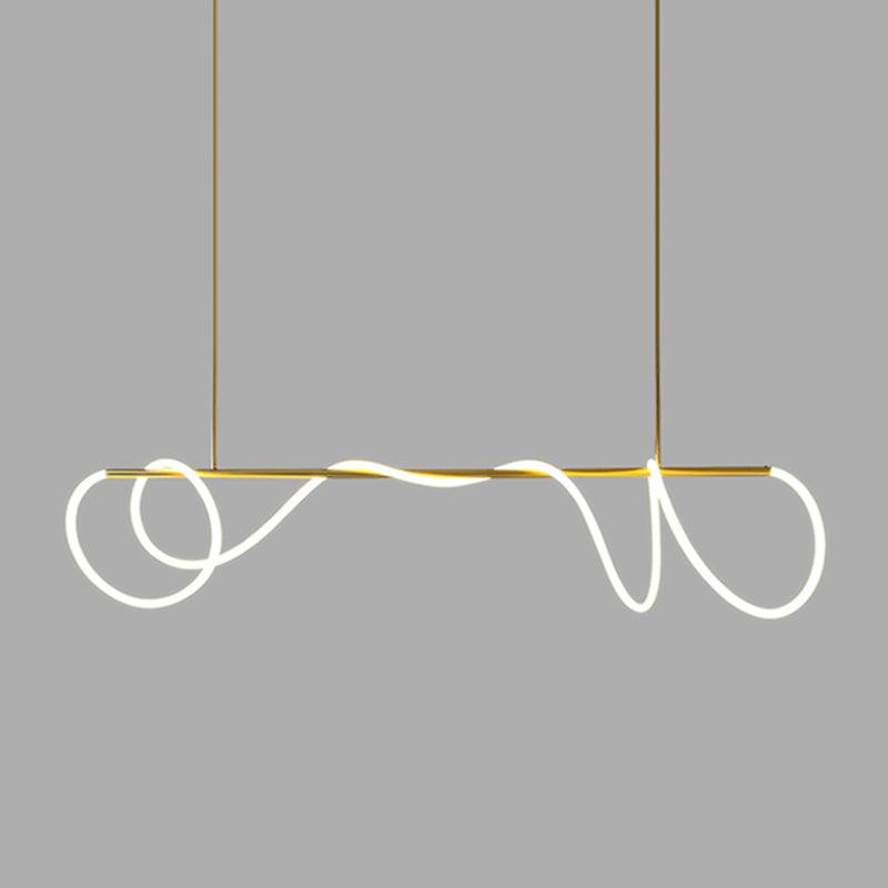 Lustra Chandelier Flexible Silicone Courbe Moderne Élégant - Neutralighting