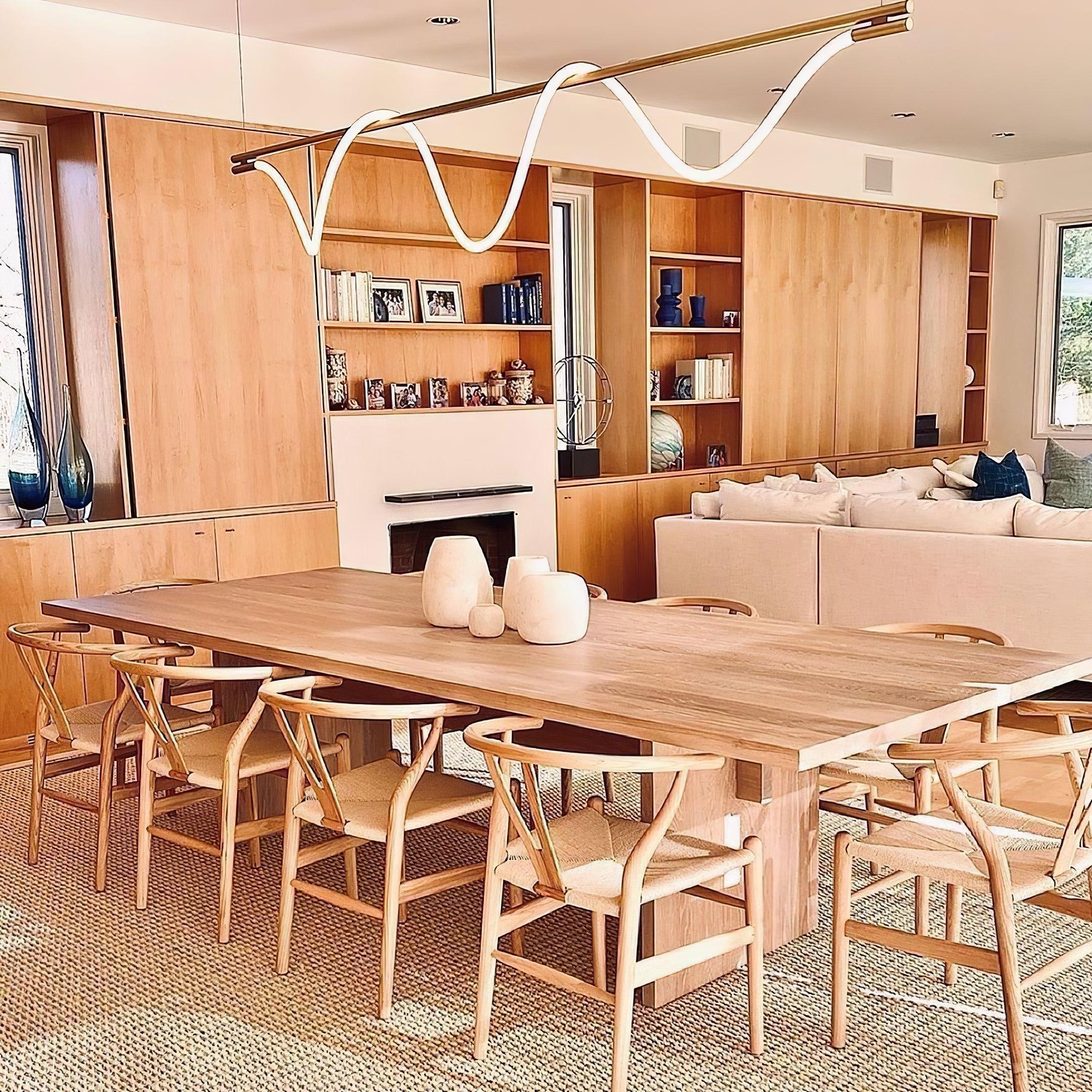 Lustra Chandelier Flexible Silicone Courbe Moderne Élégant - Neutralighting