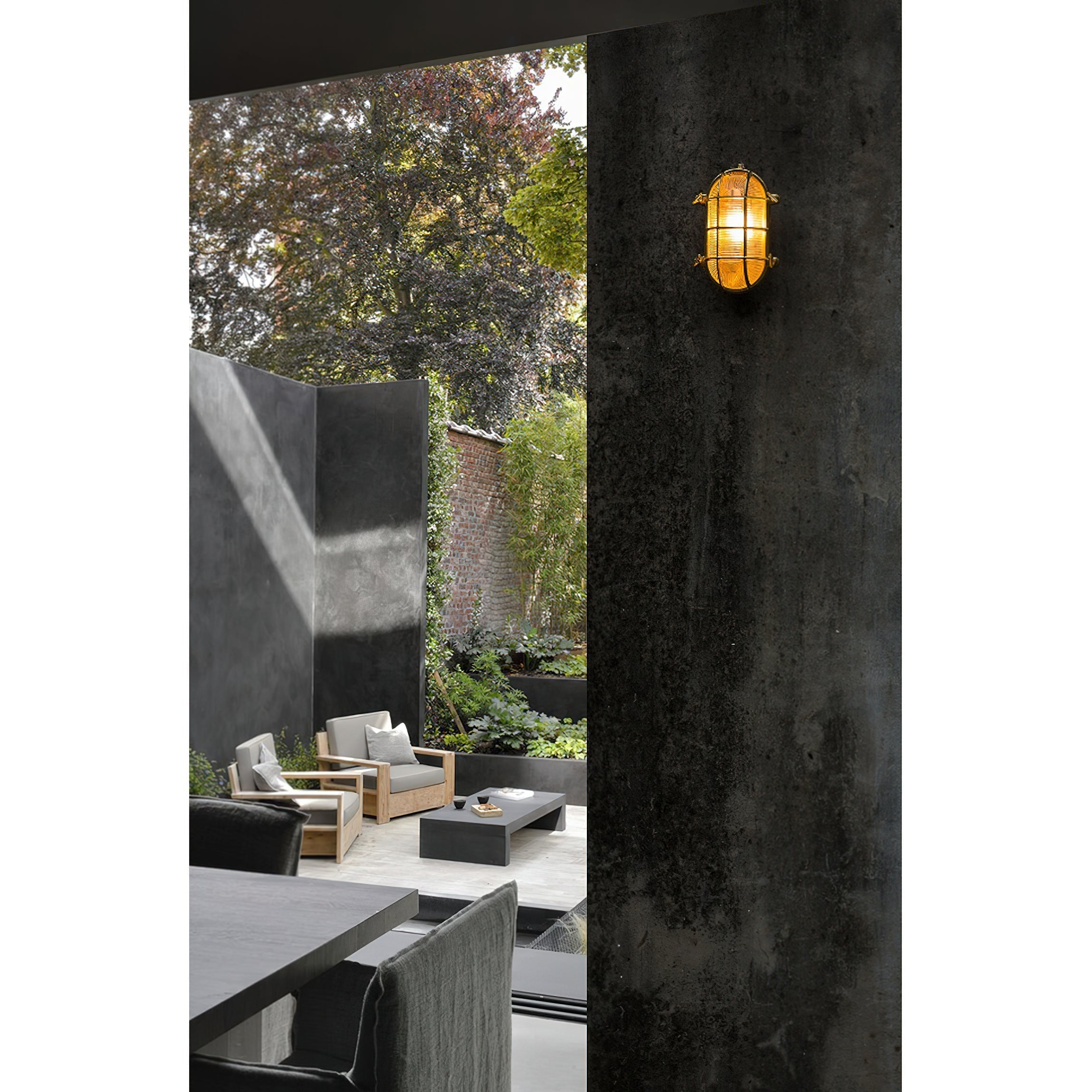 Erthearis Applique Murale Vintage Laiton Métal Bunker - Neutralighting