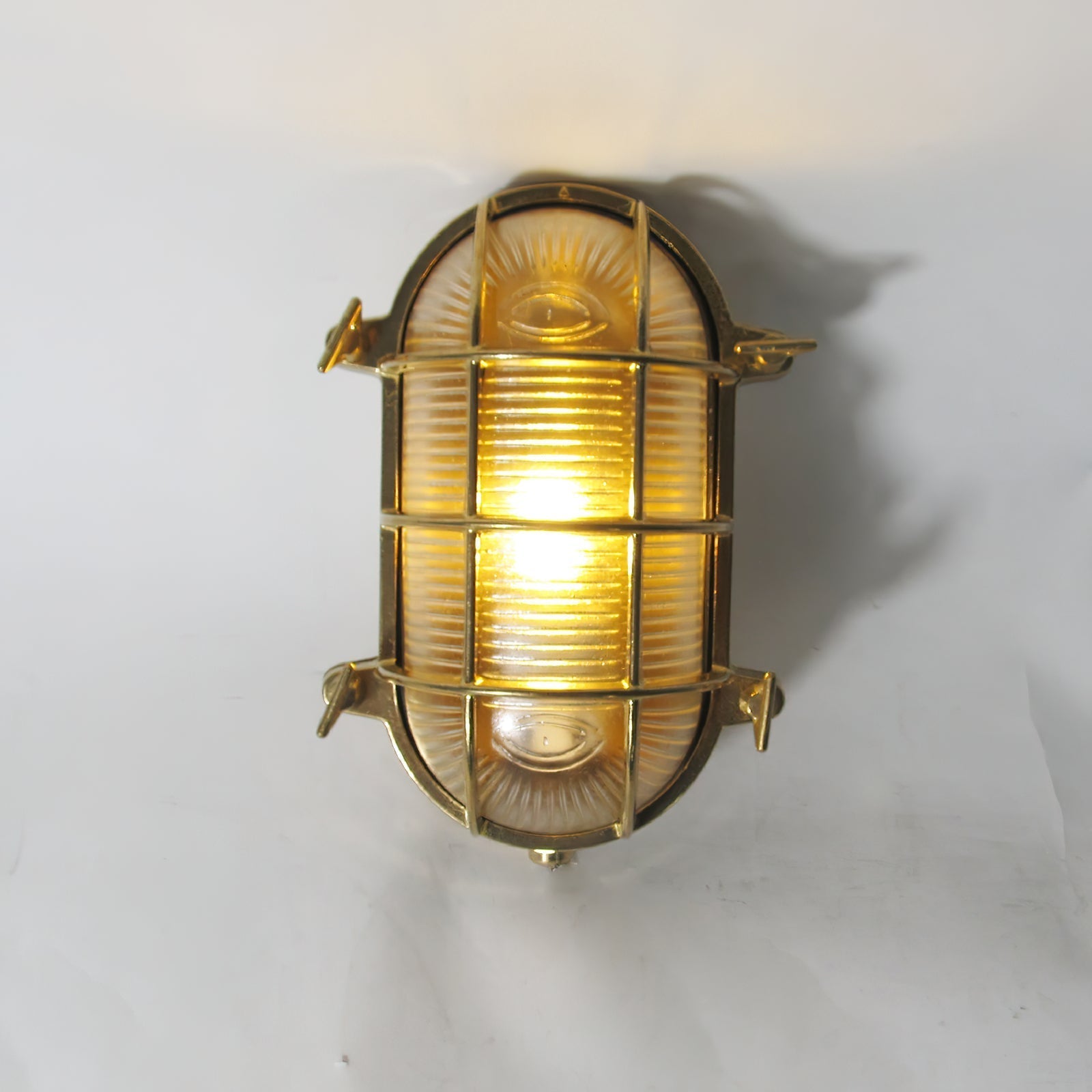 Erthearis Applique Murale Vintage Laiton Métal Bunker - Neutralighting