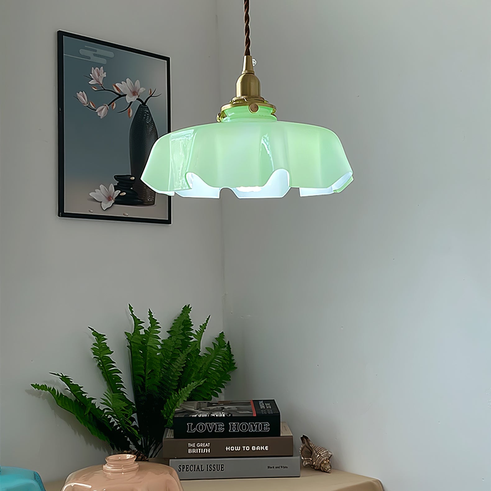 Civen Suspension Fleur Verre - Neutralighting