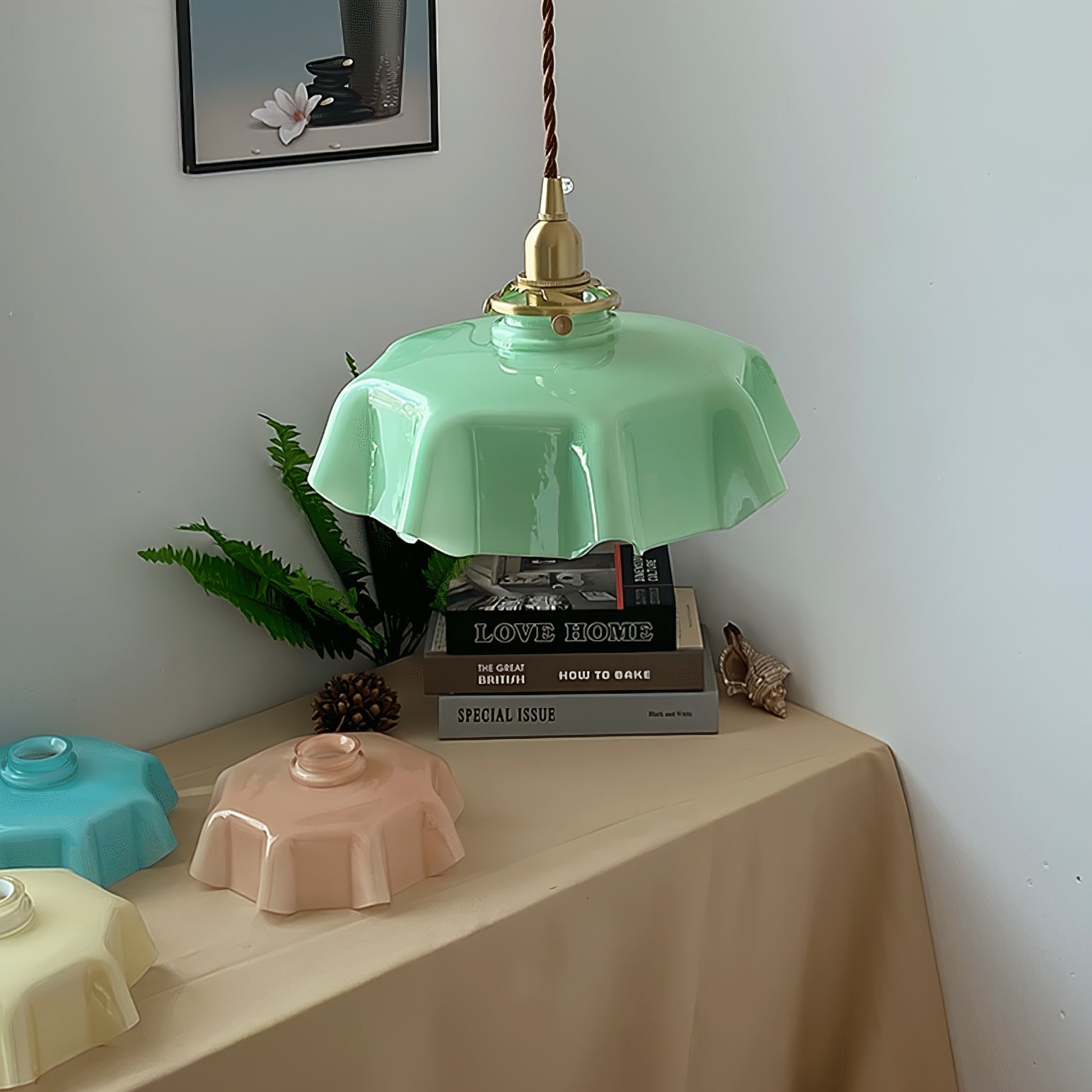 Civen Suspension Fleur Verre - Neutralighting