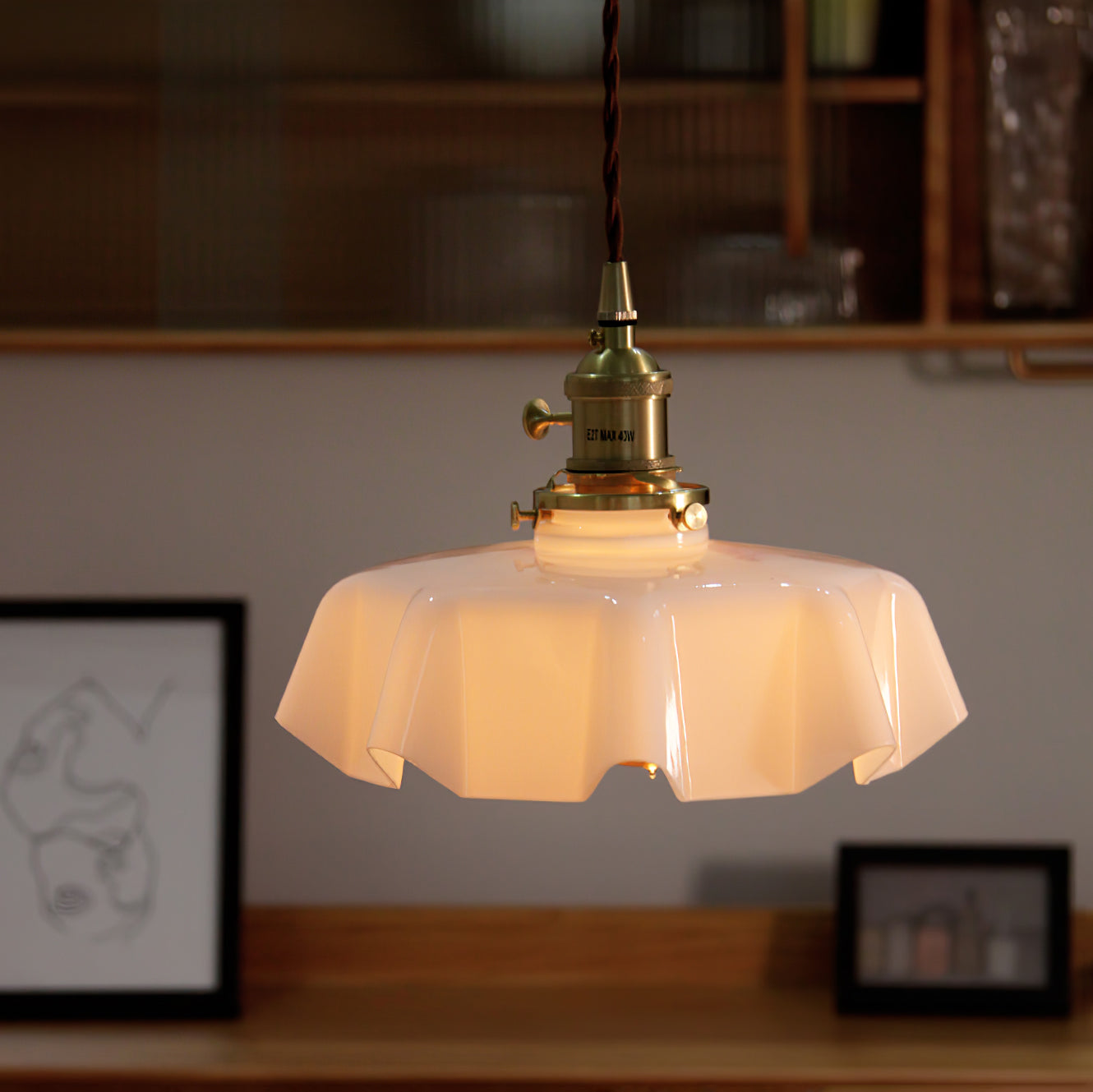 Civen Suspension Fleur Verre - Neutralighting